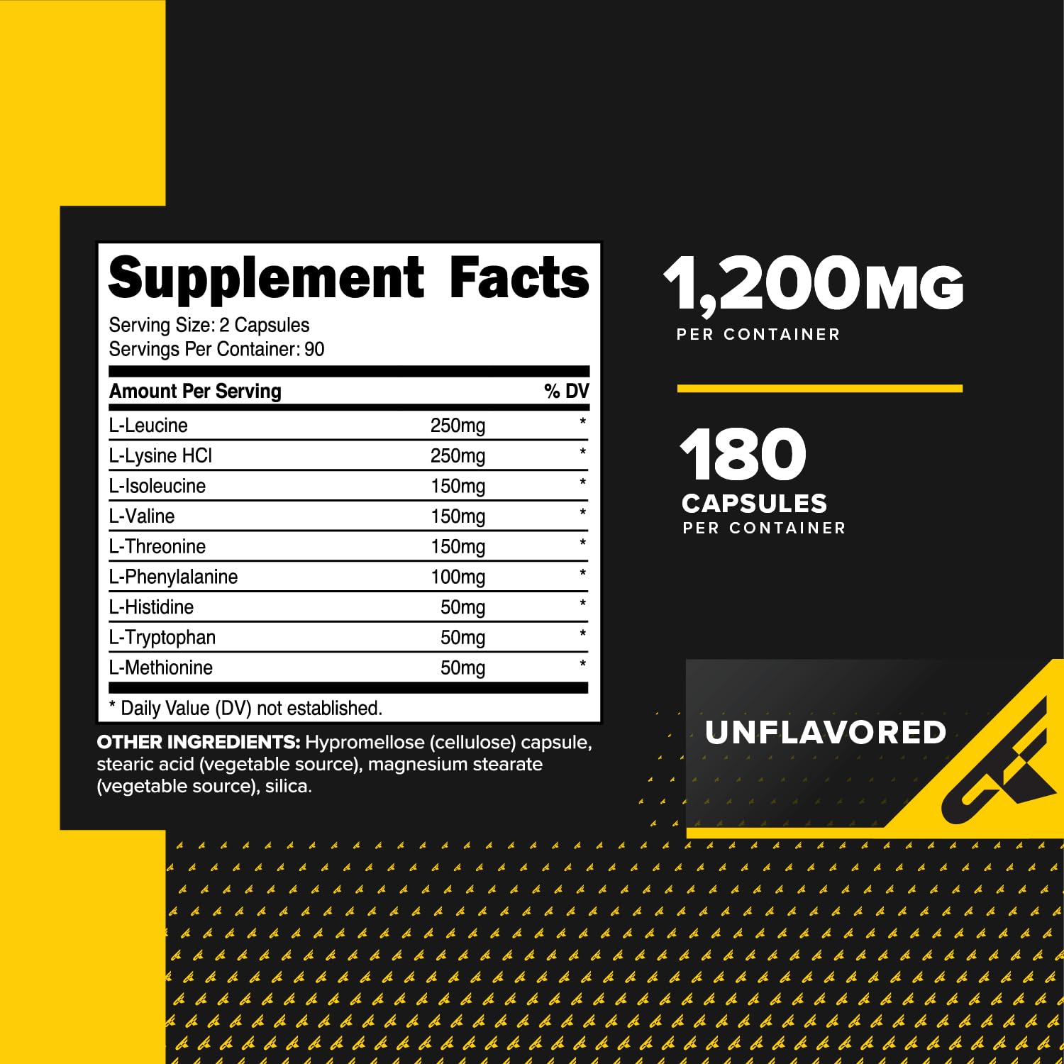 Primaforce EAA Capsules 1200mg, 180 Capsules, 90 Servings - Essential Amino Acids - Non-GMO, Gluten Free & Vegitarian Friendly PrimaforceAu supplements