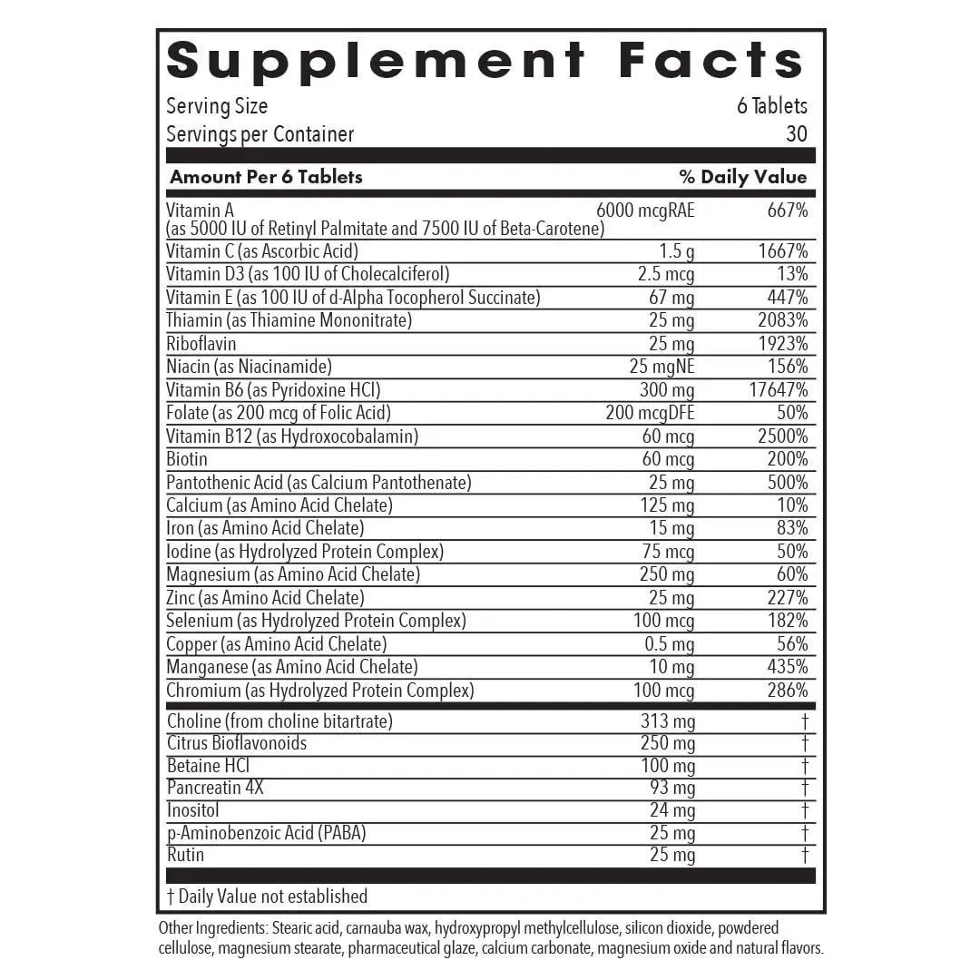 Optimox Optivite - PMS Support Supplement for Women, Period Multivitamin for Hormone Balance with Vitamin B6 & Iron, Hormone Support Vitamin - 180 Tablets OptimoxAu supplements