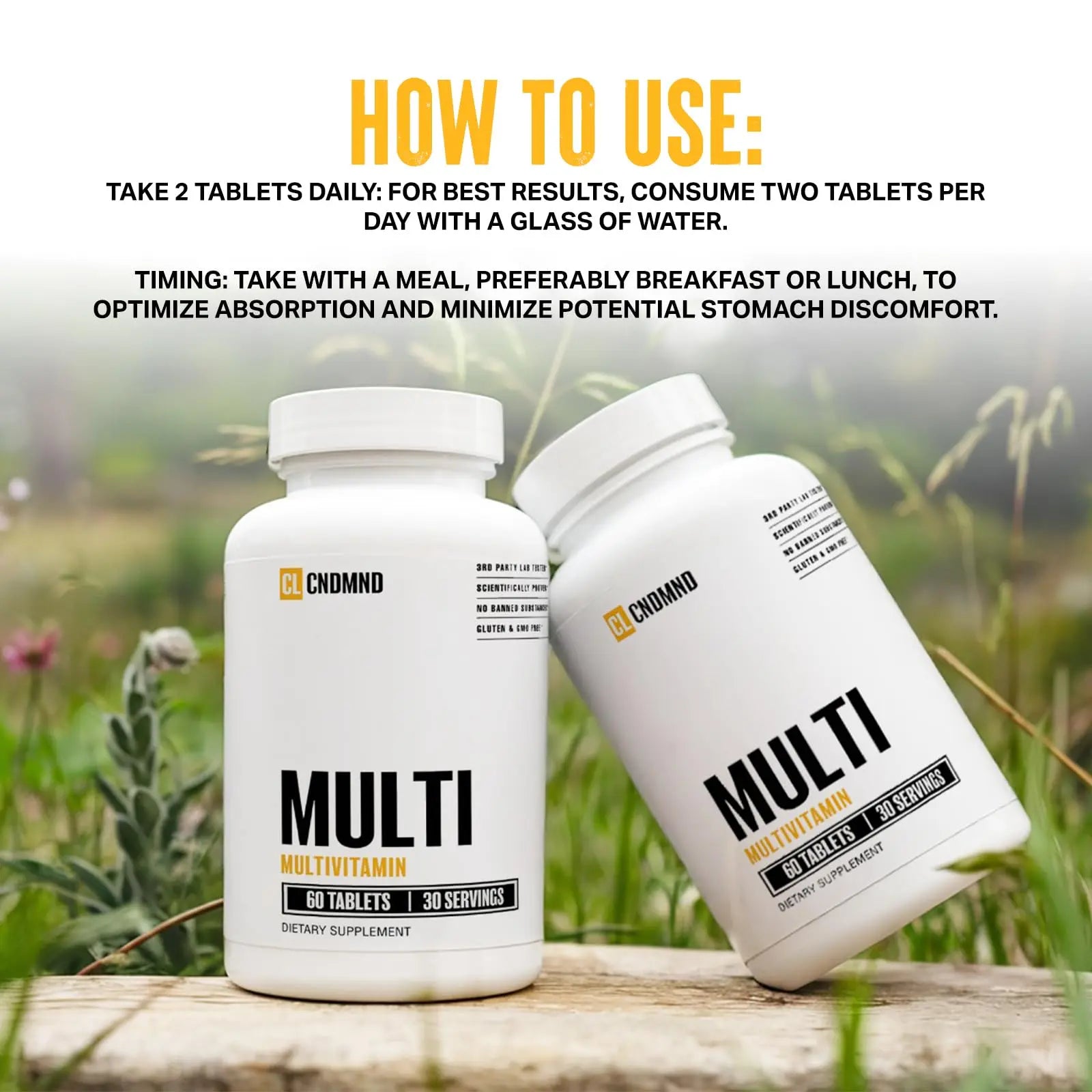 CONDEMNED Multivitamin for Men & Women | for Overall Wellness | Essential Vitamins, Minerals, & Nutrients CONDEMNEDAu supplements