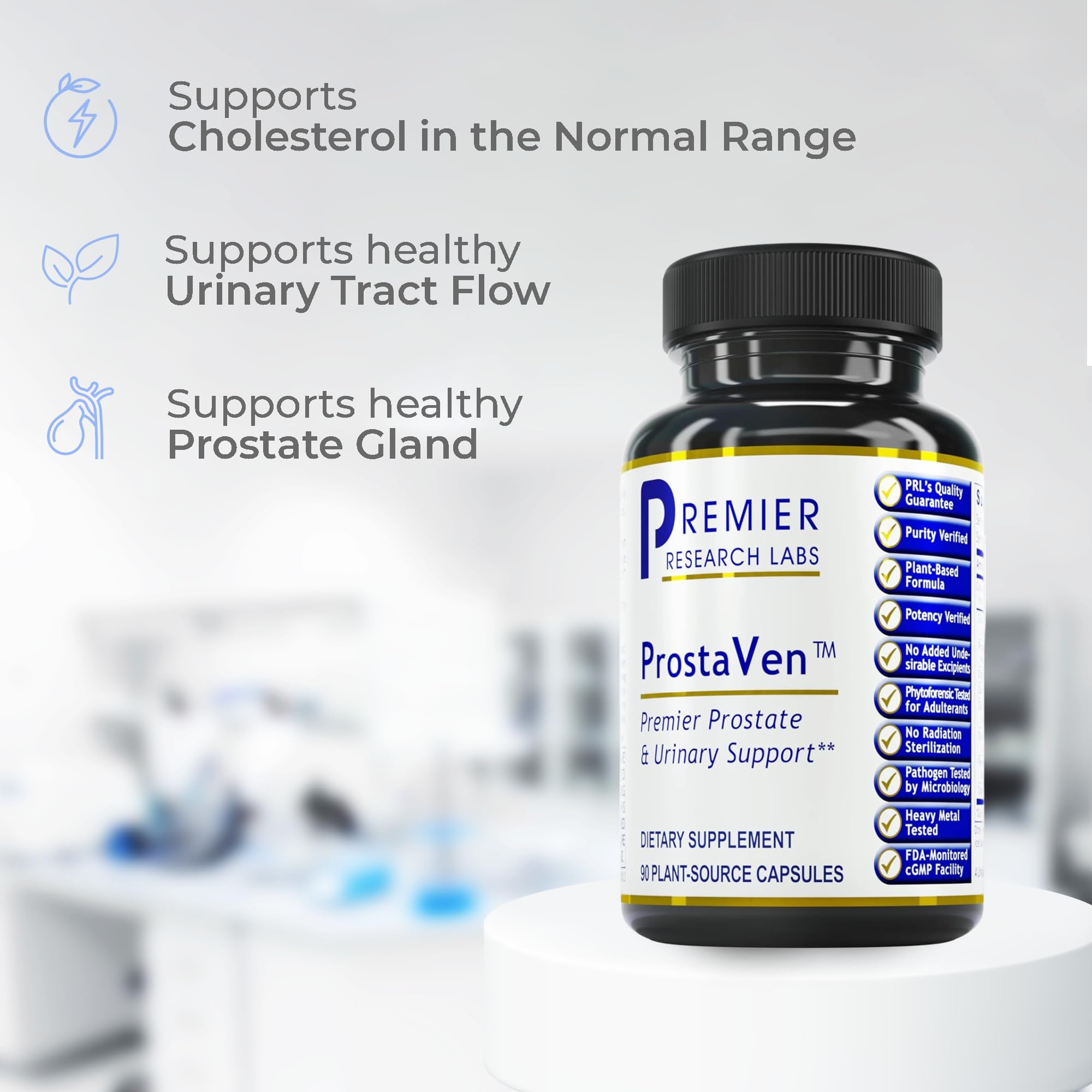 Premier Research Labs ProstaVen - Prostate Supplements for Men, Prostate Health Formula, Natural Supplement with Organic Saw Palmetto - 90 Vegetarian Capsules Premier Research LabsAu supplements