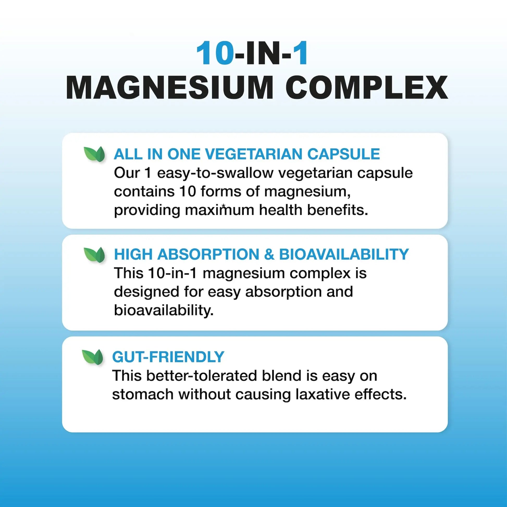 Puregen Labs 10 in 1 Magnesium Complex 500mg with B6-120 Veggie Capsules [High Absorption and Bioactivity] Non-GMO, NO Gluten and Dairy P Puregen Labsnz supplements