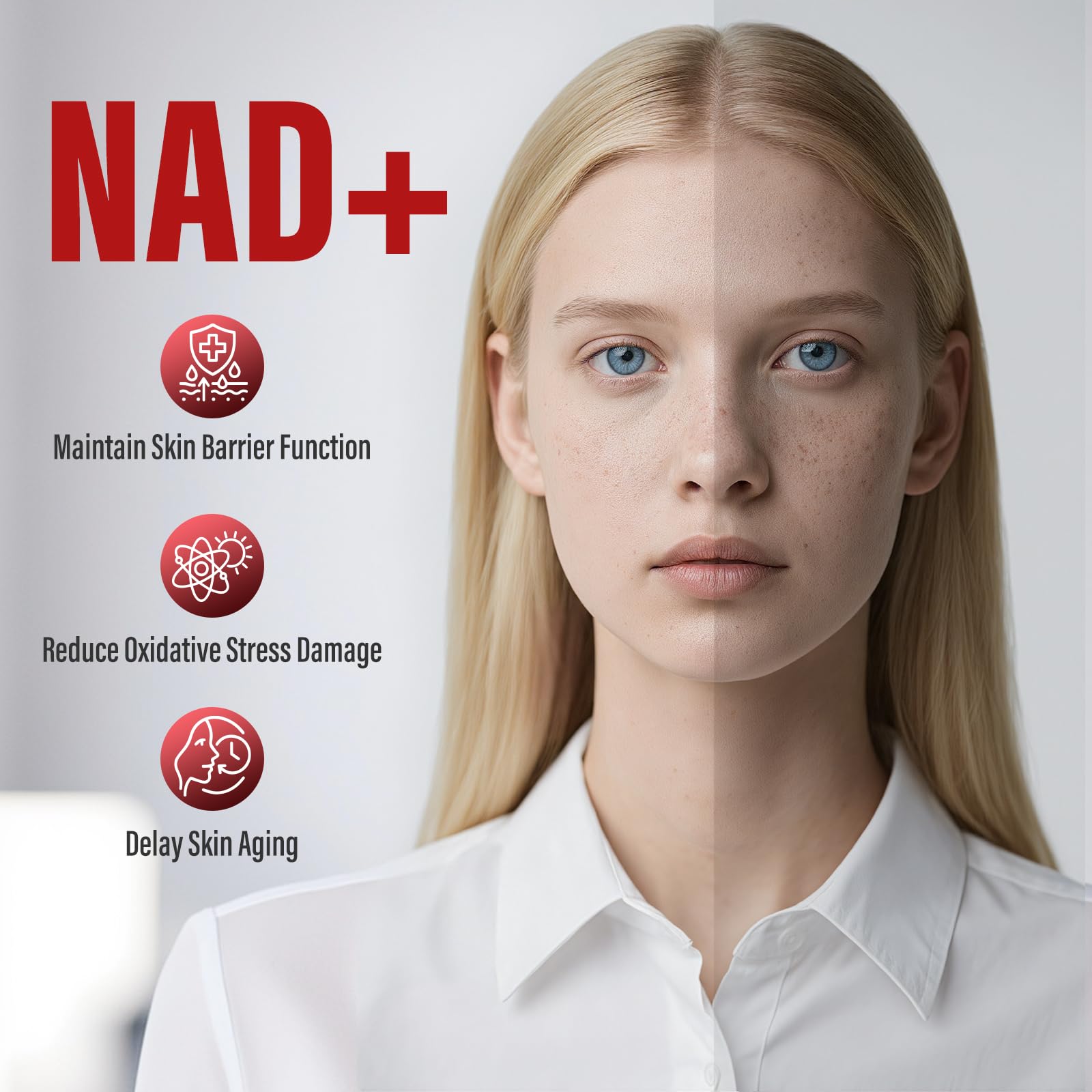 NAD+ Supplement 1000mg Liquid - High Absorption NAD+ with Trans Resveratrol 2000mg, Collagen & Hyaluronic Acid, Anti-Aging Energy Support for Women, Cellular Health & Longevity Boost SizyokAu supplements