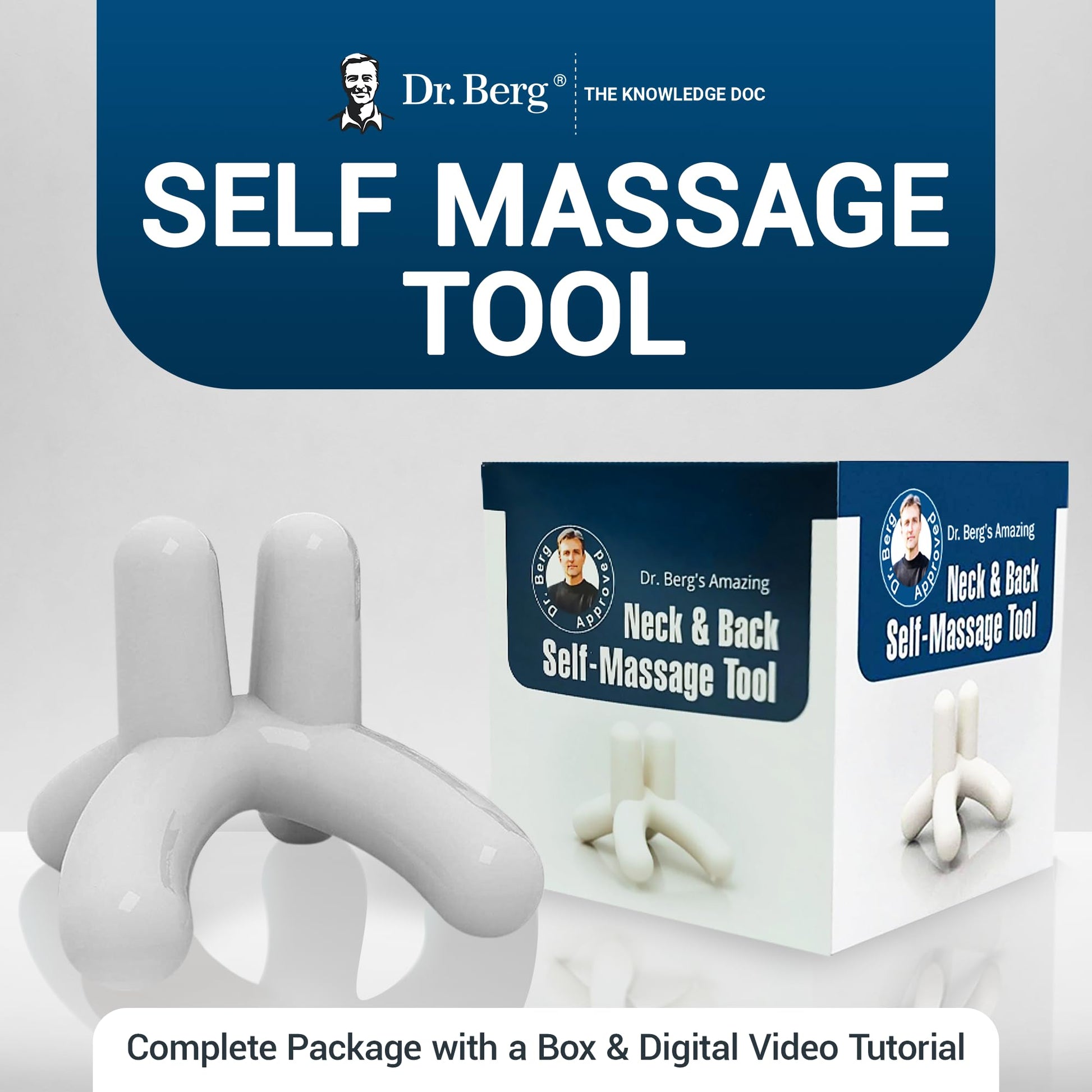 Dr. Berg’s Self-Massage Tool, Best for Back Pain Relief, Handheld Neck and Lower Back Dr. Berg NutritionalsUS supplements
