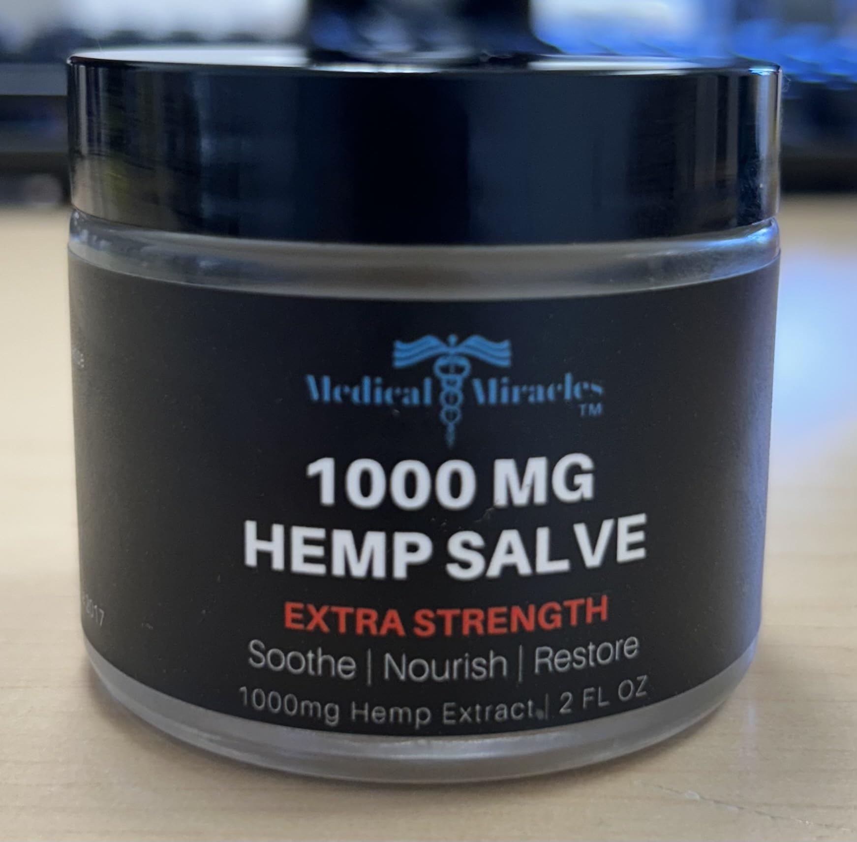 Medical Miracles| Hemp 1000 Mg Salve | Ideal for Hips, Joints, Neck, Back, Elbows, Fingers, Hands, Knees| Pack of 2 Medical MiraclesAu supplements