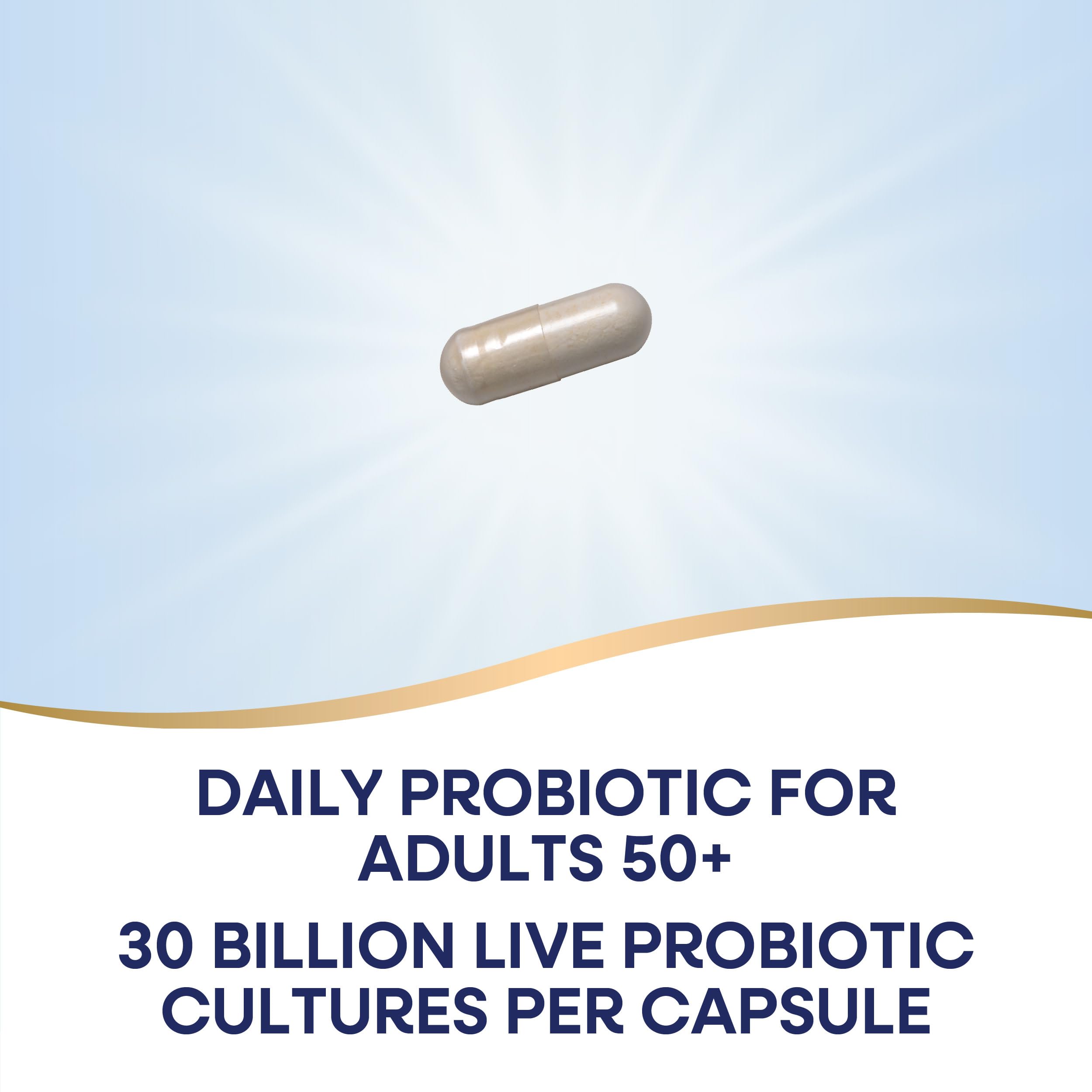 Nature's Way Fortify 50+ Daily Probiotic for Men & Women, 30 Billion Live Cultures, Colon, Digestive, and Immune Health Support* Supplement, 30 Capsules Nature's WayAu supplements