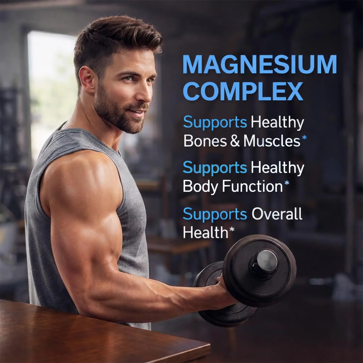 Magnesium Complex for Women & Men 1000mg — 7-in-1 Magnesium (Glycinate, Citrate & Malate) for Sleep Support, Stress Relief, Muscle Recovery — Vegan, 60 Capsules ElixAidnz supplements