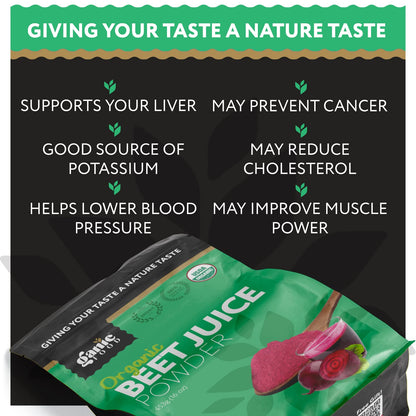 Ganic Food Organic Beet Root Juice Powder, 16 Ounces Ganic FoodUS supplements