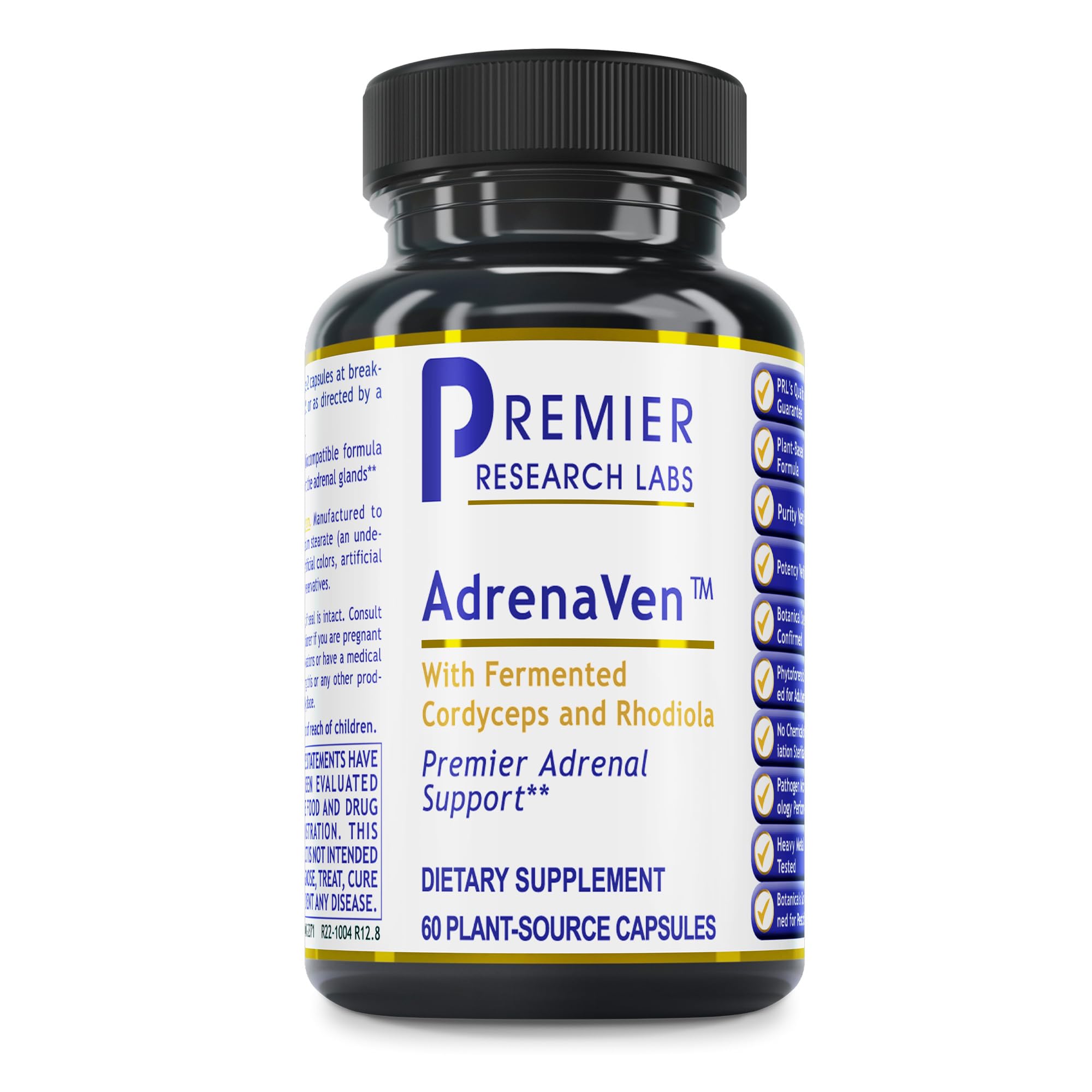 Premier Research Labs 30 Servings-AdrenaVen - Adrenal Health Supplement, Supports Adrenal Gland Health and Stress Response - Organic Adrenal Health - 60 Plant-Source Capsules Premier Research LabsAu supplements
