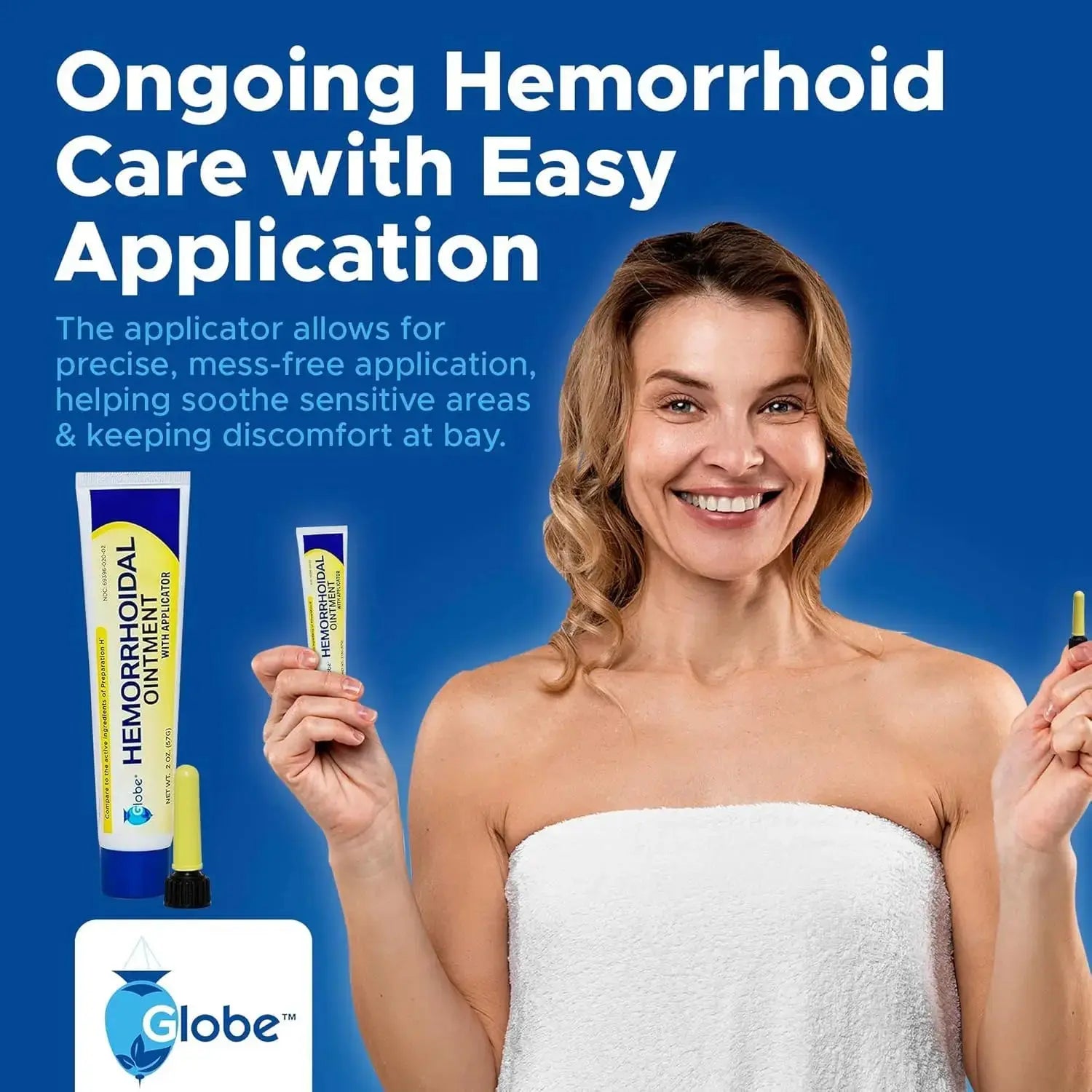 Hemorrhoidal Pain Relief Ointment 2 oz (56g) Per Tube Hemorrhoid Treatment for Fast Acting Itch, Swelling, and Maximum Strength Pain Relief (3 Pack) Hemorrhoidal OintmentAu supplements