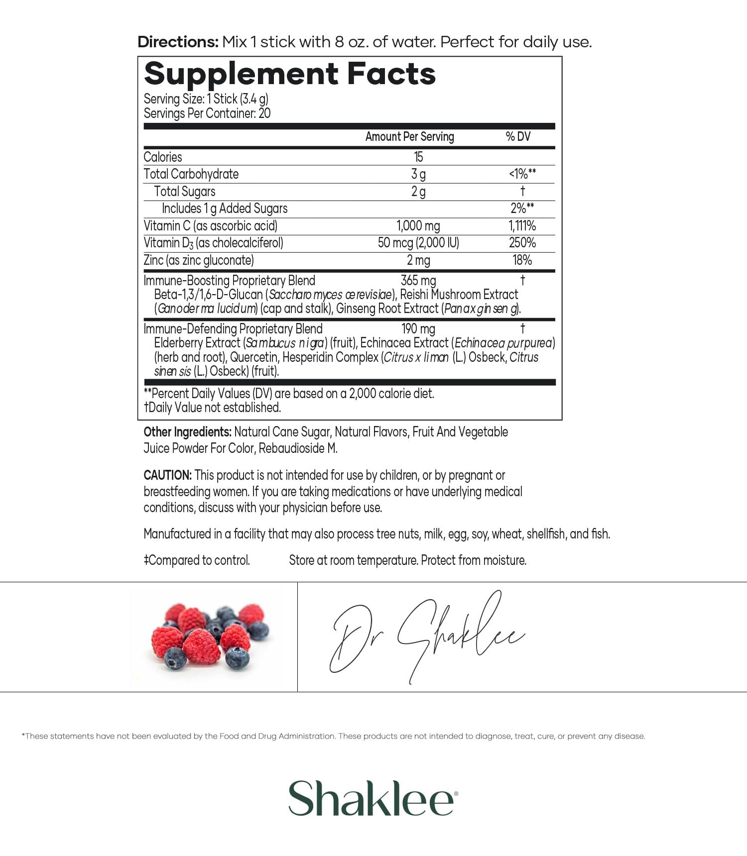 Shaklee - Triple Defense Boost - 20 Servings ShakleeAu supplements