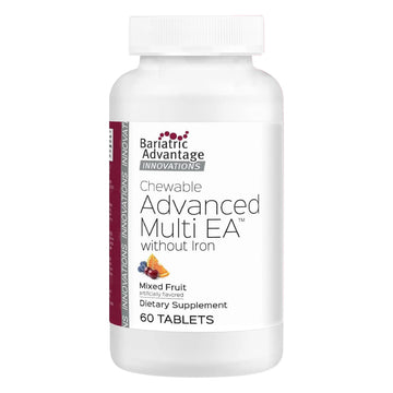Bariatric Advantage Chewable Advanced Multi EA Without Iron - High Potency Daily Multivitamin - for Bariatric Surgery Patients Including Bariatric AdvantageAu supplements