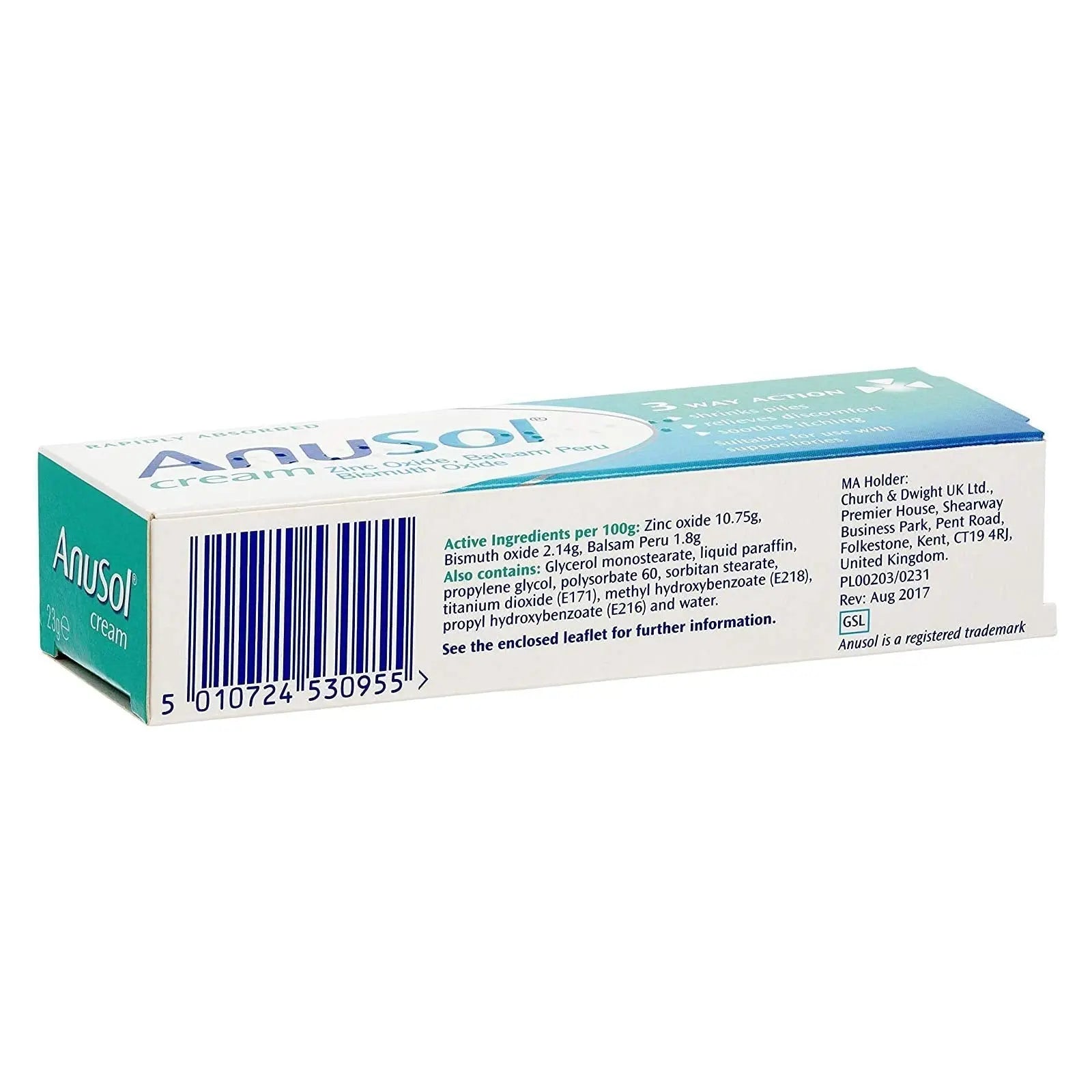 Anusol Cream Haemorrhoid Treatment 23G AnusolAu supplements