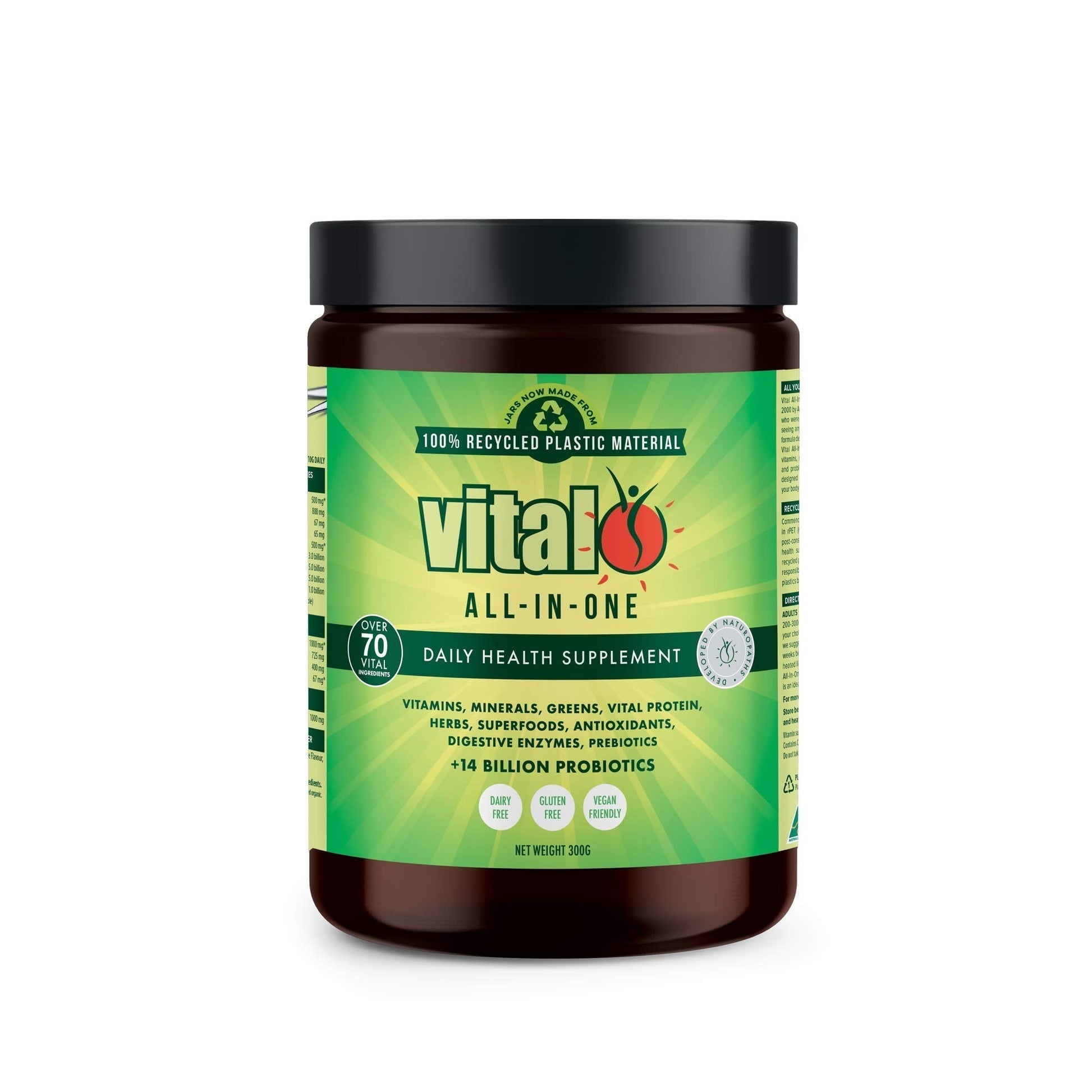 Vital Greens Antioxidant Superfood Powder Natural Multivitamin Formula 300gm / 10.58oz Vital GreensAu supplements