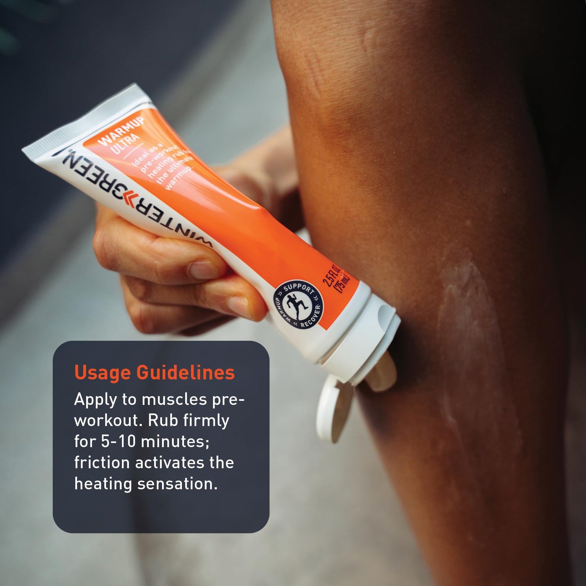 Wintergreen Muscle Warmup Lotion, 2.5 oz – Pre-Workout Heating Rub with Menthol and Capsicum, Heats and Relaxes Before Training, Body Gel for Athletes WintergreenAu supplements