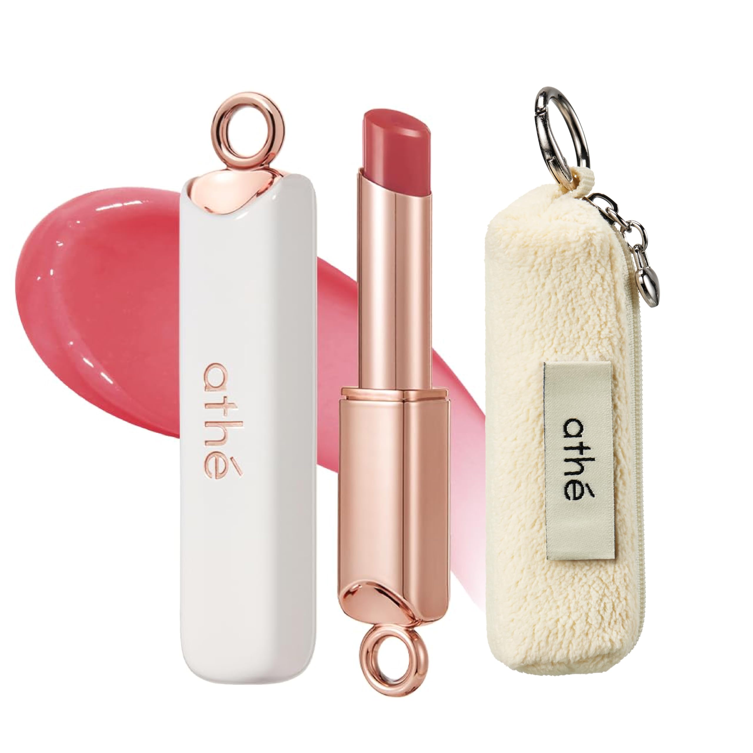 athé Everyday Tinted Lip Set – Tinted Lip Balm Stick with Madecassoside, Ceramide & Squalane, Includes Lip Pouch | Hydrating, Non-Sticky, Vegan K-Beauty Lip Care ATHÉAu supplements