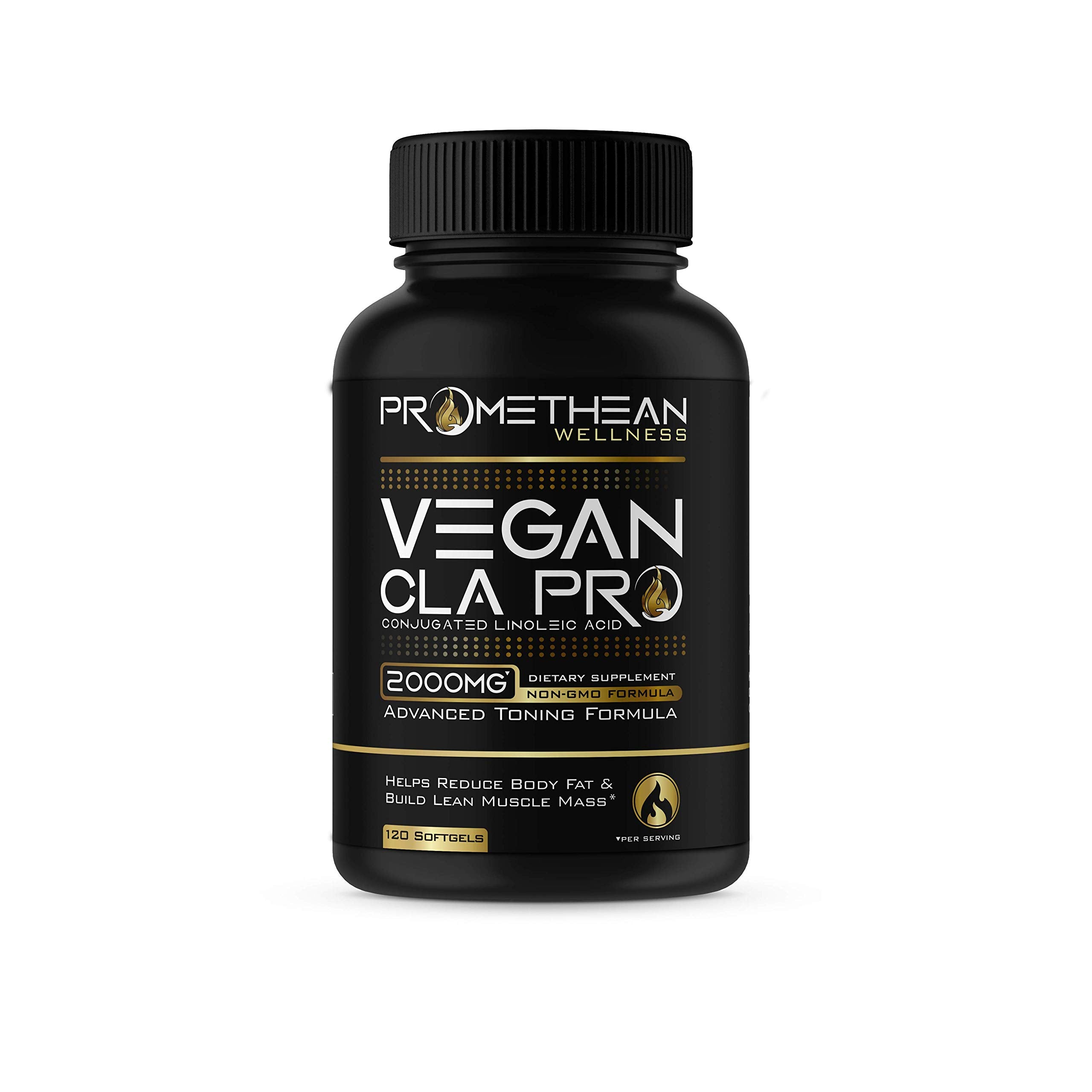 Vegan CLA Pro 2000 mg Pure Premium CLA Safflower Oil Conjugated Linoleic Acid Best Promethean WellnessAu supplements