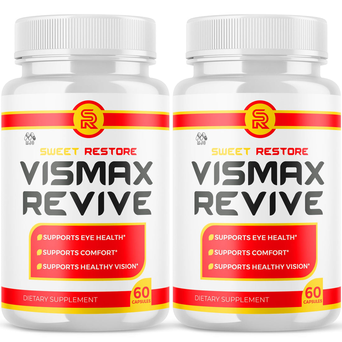 (2 Pack)Vismax Revive Capsules, Official VismaxRevive Vision Support Supplement with All Natural Ingredients, Advanced Eye Health Formula & Vision Vitamin Supporting Wellness Naturally (120 Capsules) MJOAu supplements