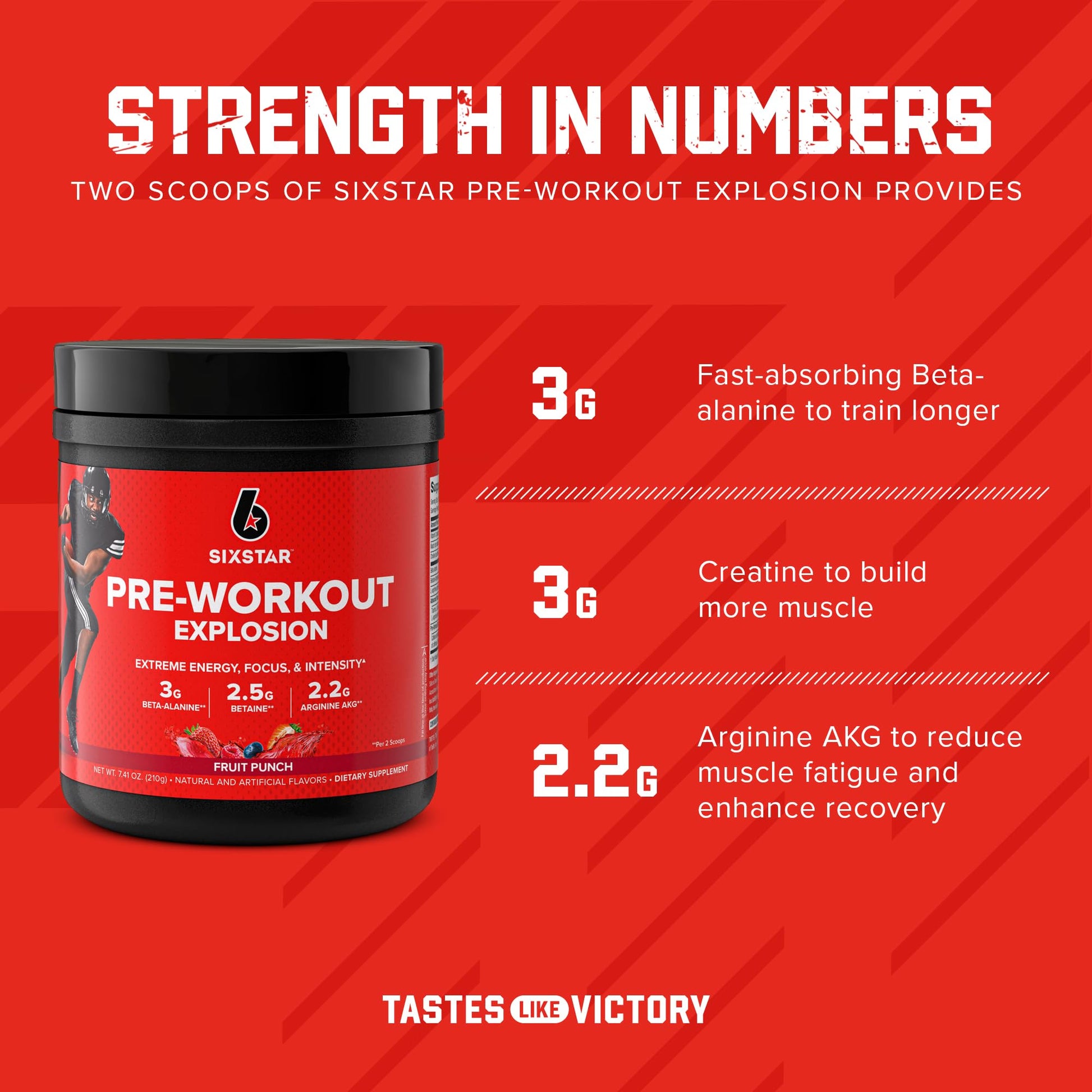Six Star Pre Workout, PreWorkout Explosion, Pre Workout Powder for Men & Women Six StarAu supplements
