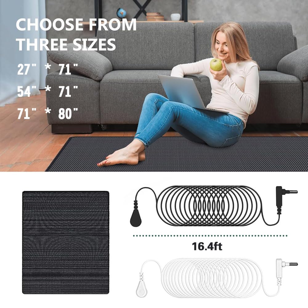 LDDJIOD Grounding Mat for Bed with 2 Grounding Cords, Conductive Grounding Sheet LDDJIODAu supplements