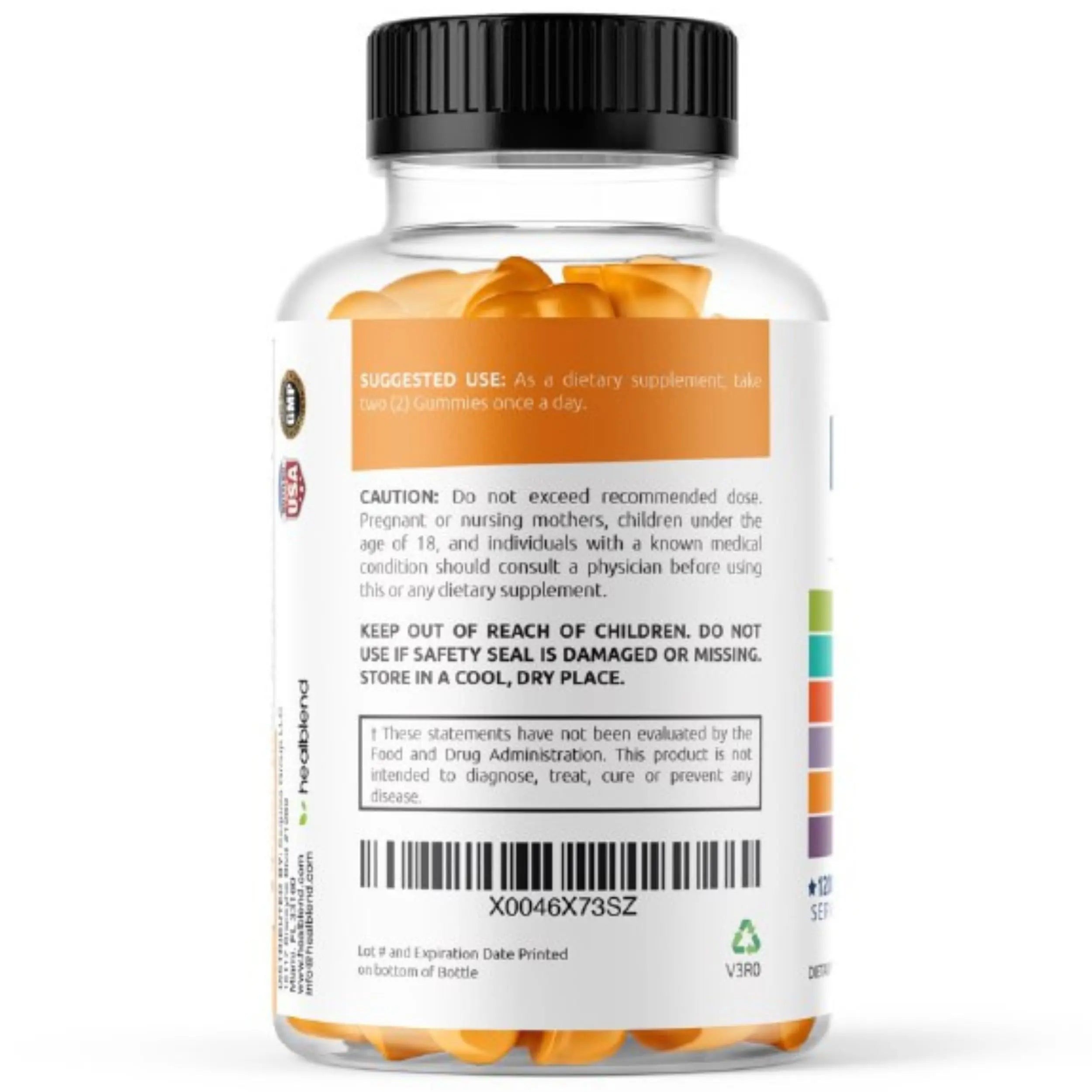 healblend Power-Packed Multivitamin Bear Gummies for Adult | Vitamins C, D3, B6, B12, Iron, Zinc healblendAu supplements