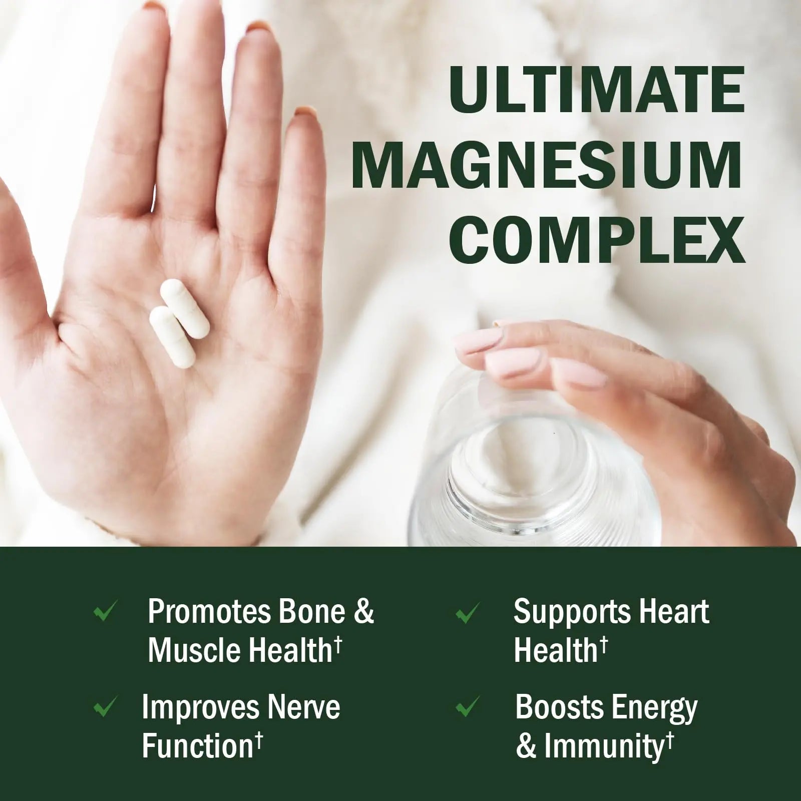 BioSchwartz Magnesium Complex Supplement (90 Capsules) 350mg Magnesium Glycinate Citrate Malate and Taurate Per Serving for Healthy Nerves Muscles Heart Sleep Support (Vegan, Gluten-Free, Non-GMO) BioSchwartznz supplements