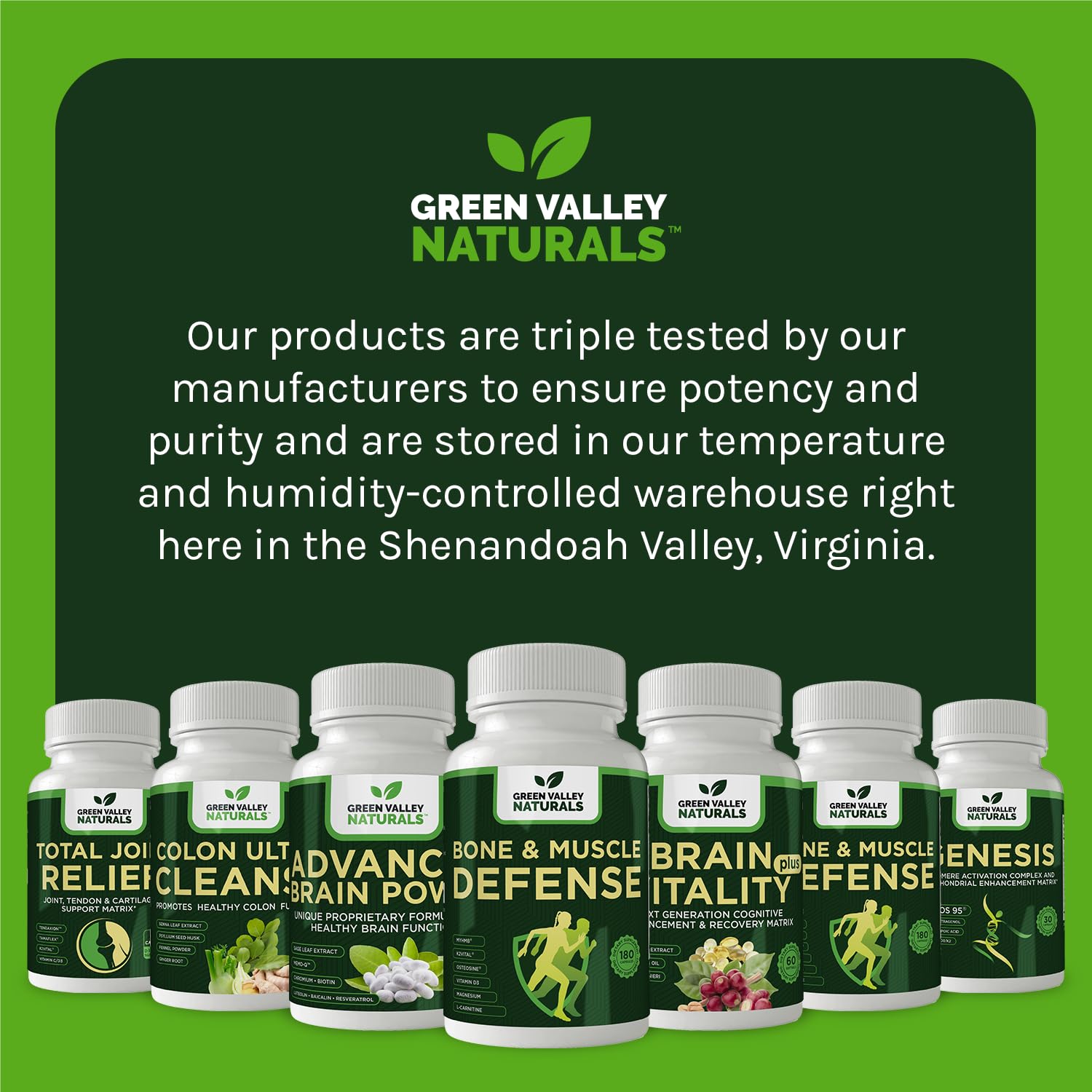 Green Valley Naturals Bone & Muscle Defense Supplement – Bone Health, Muscle Support & Joint Mobility Formula with MyHMB, Magnesium, Vitamin D3 & L-Carnitine for Daily Wellness, 60 Capsules GREEN VALLEY NATURALSAu supplements