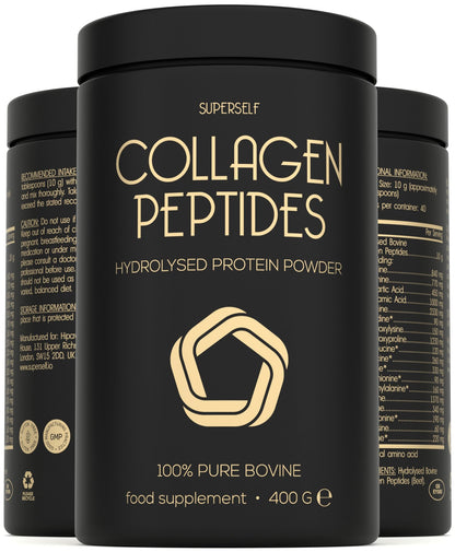 Premium Collagen Powder - Collagen Supplements for Women & Men - Pure Bovine Collagen Peptides 400g SuperSelfUS supplements