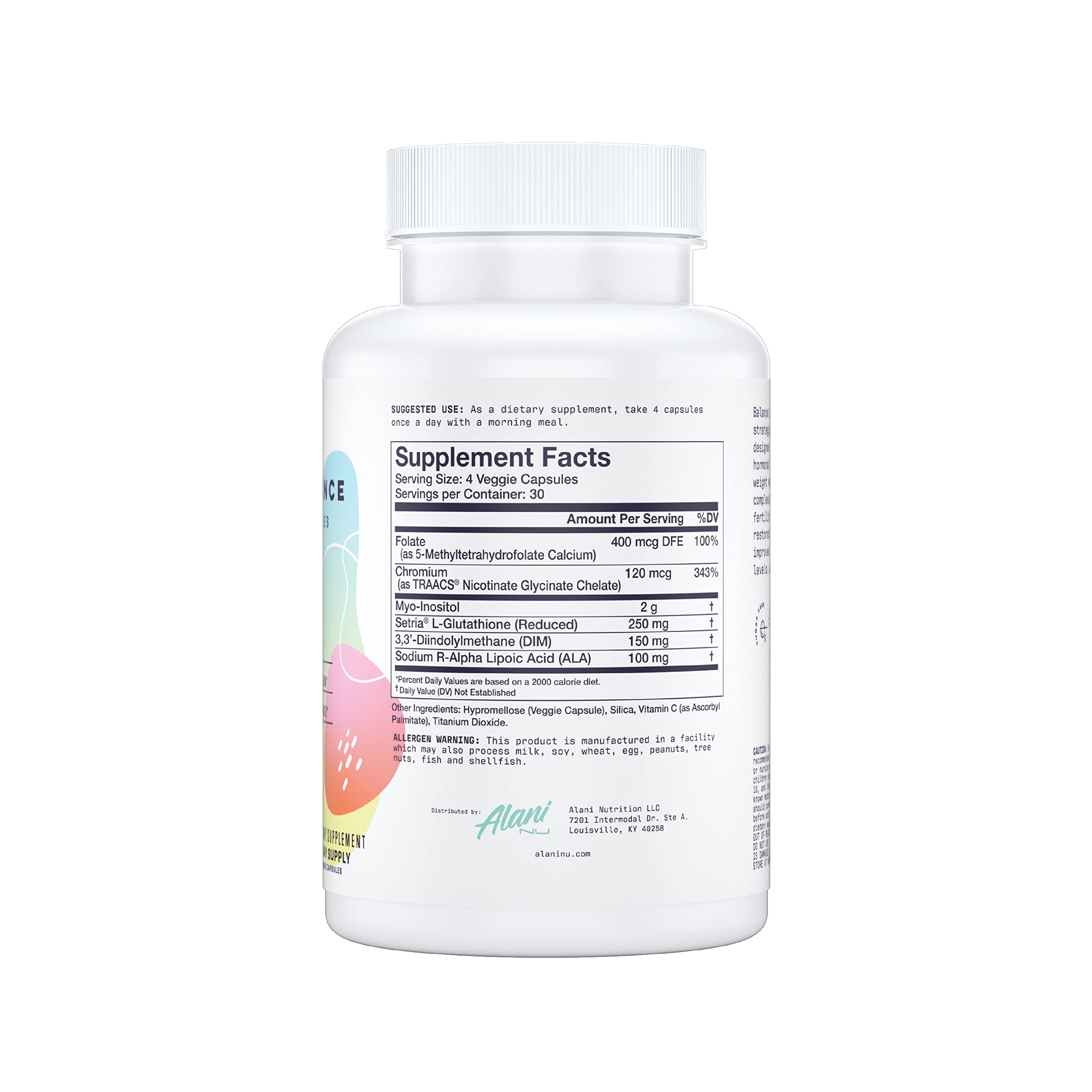 Alani Nu Hormonal Balance, Weight Management Support, Skin Complexion Support, 120 Capsules Alani NuAu supplements