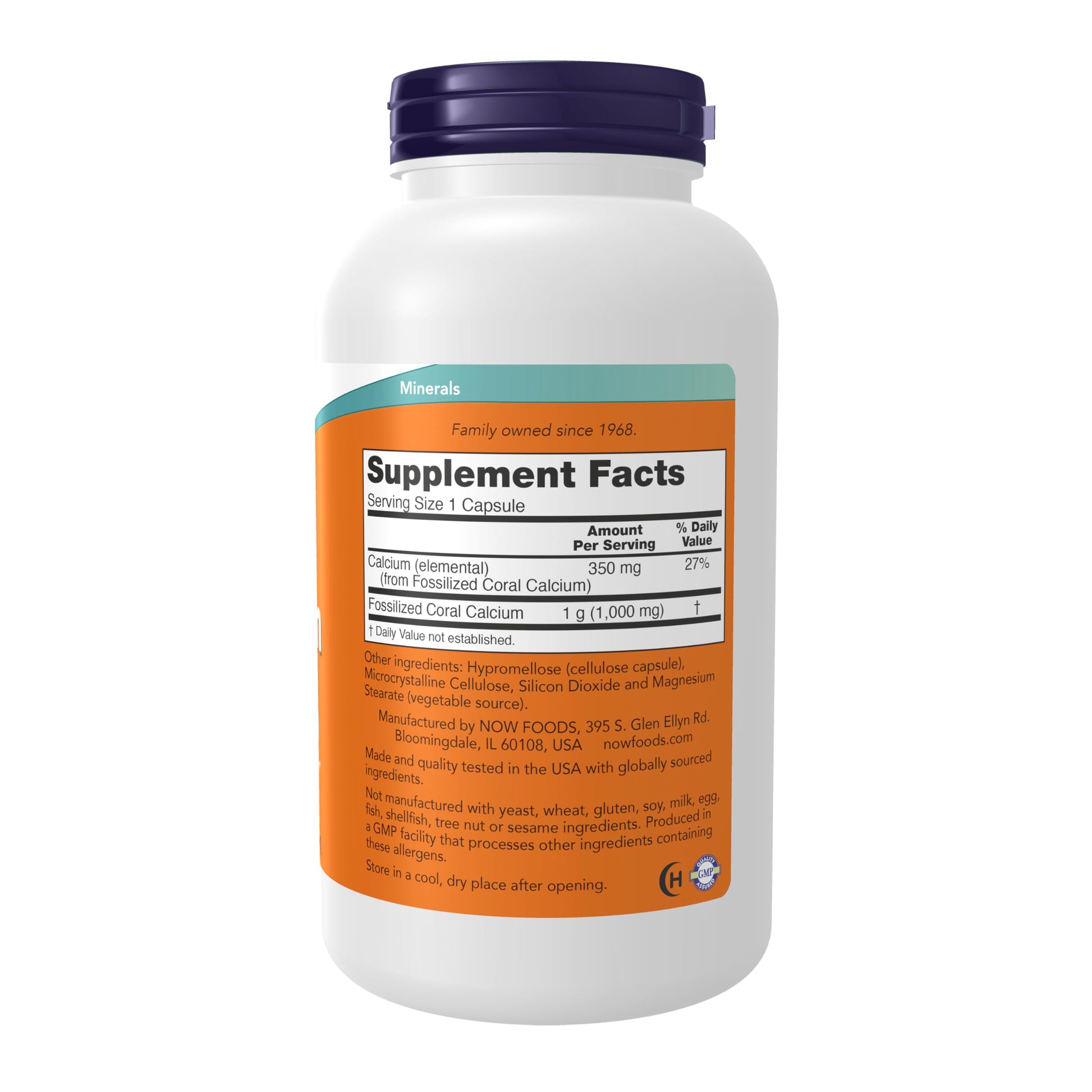 NOW Foods Supplements, Coral Calcium 1,000 mg, Bone Health*, Healthy pH Balance*, 250 Veg Capsules NOW FoodsAu supplements