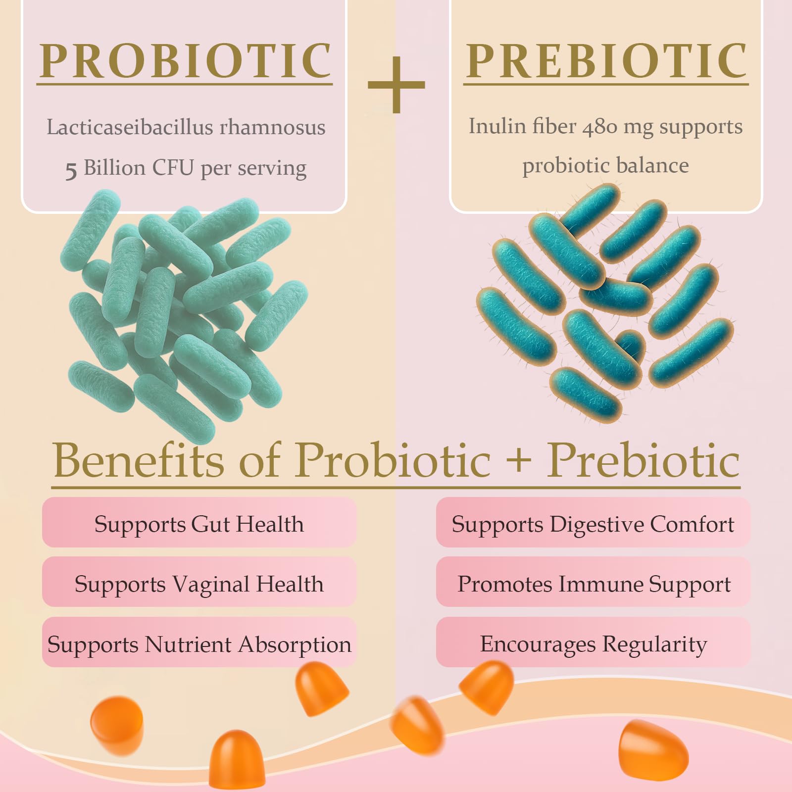 MATOP Probiotic Prebiotic pH Balance Gummies - Vaginal Health Gummies for Women Pro + Prebiotic with Pineapple Flavor, Vegan, Sugar-Free – 90 Gummies (45 Servings) MATOPAu supplements