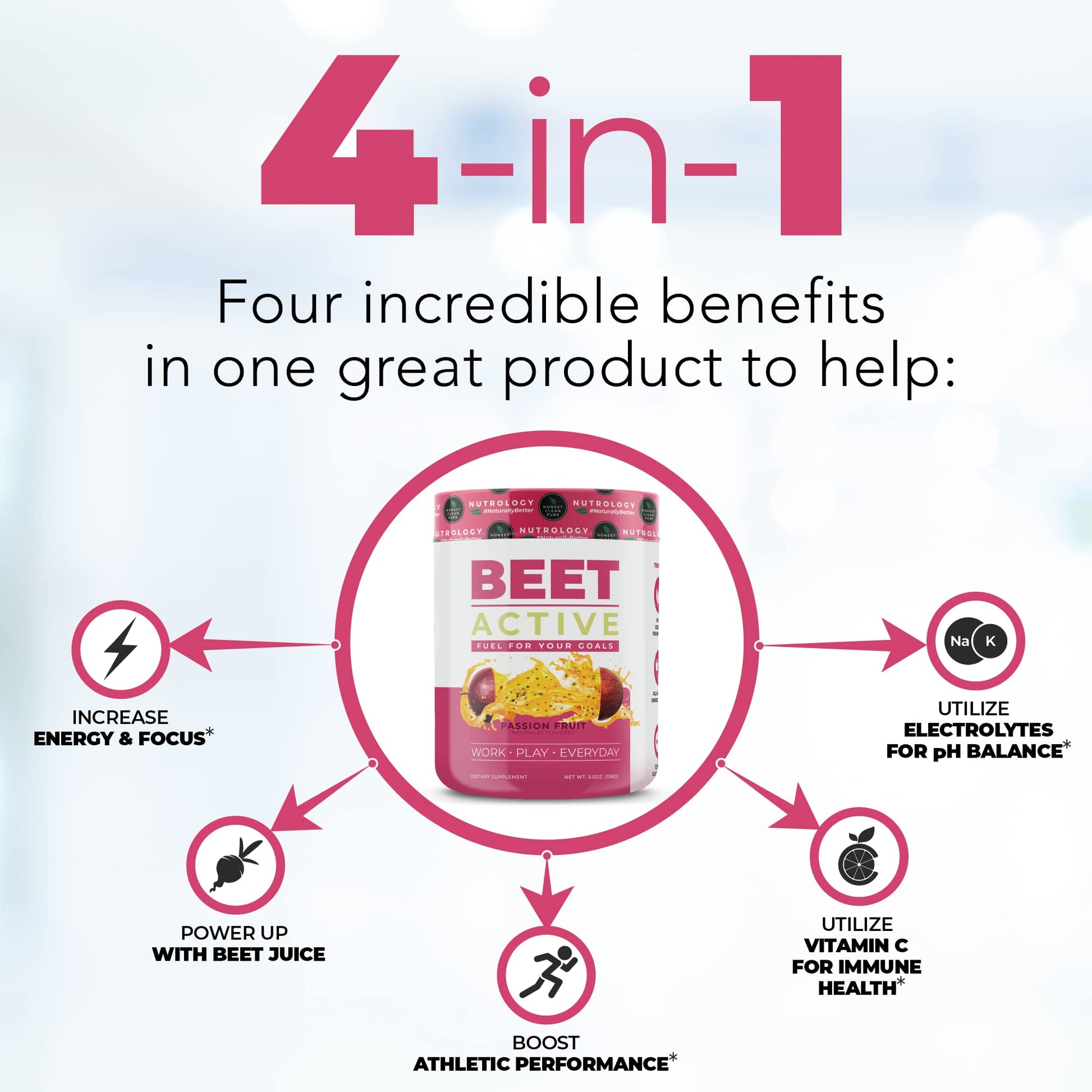 Nutrology Beet Active, Natural Pre-Workout Powder, Supports Energy, Endurance & Nitric NutrologyAu supplements