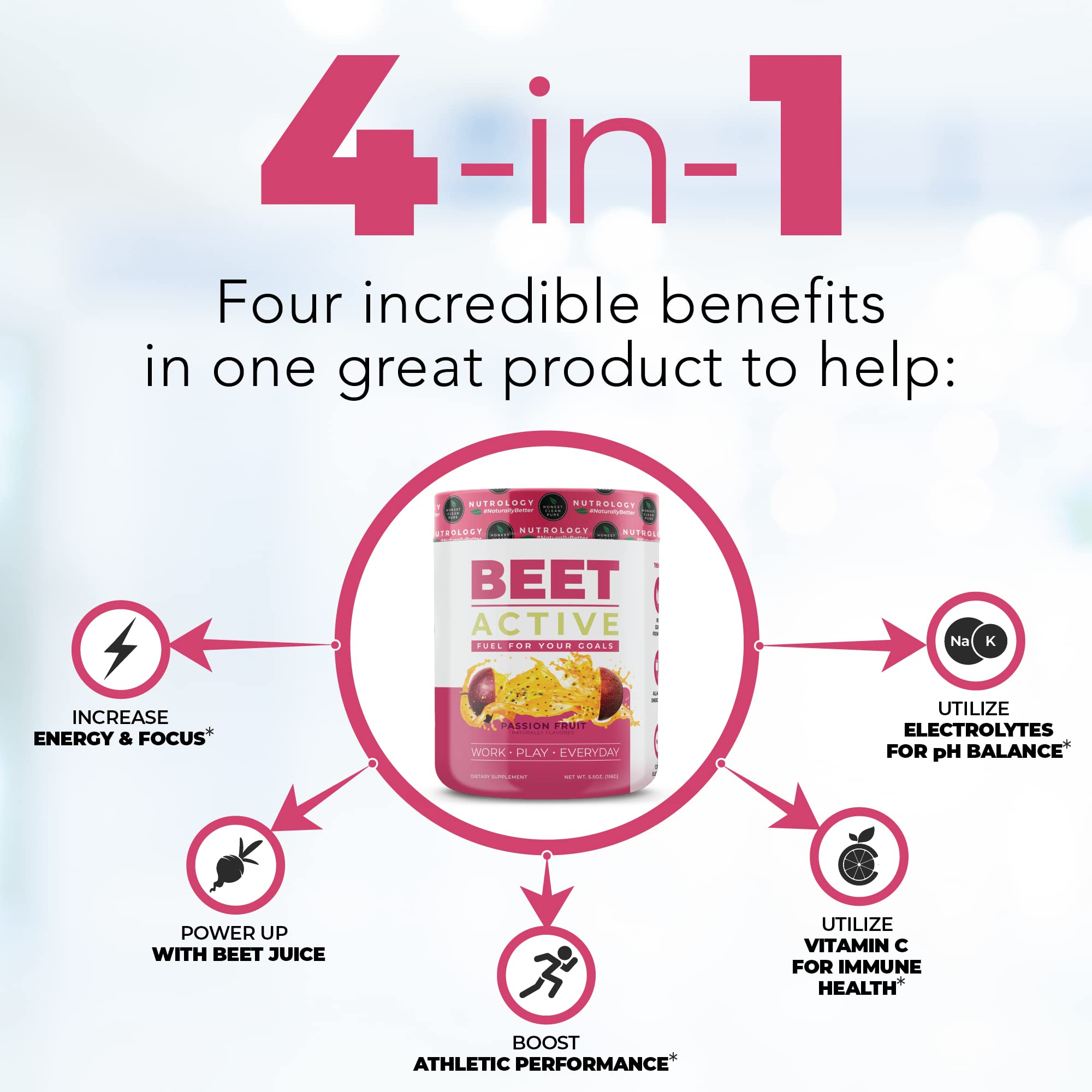 Nutrology Beet Active, Natural Pre-Workout Powder, Supports Energy, Endurance & Nitric NutrologyAu supplements