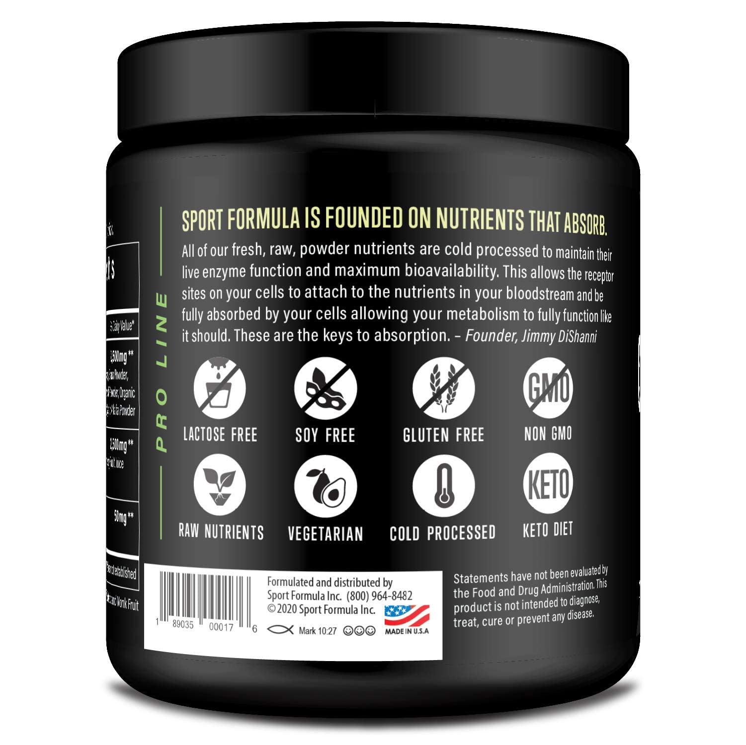 Sport Formula 99 Organic Greens Superfood Powder, Cold Pressed Vegan and Keto Powder, Non-GMO, Low Calorie Daily Green Juice Powder Sport Formula 99Au supplements