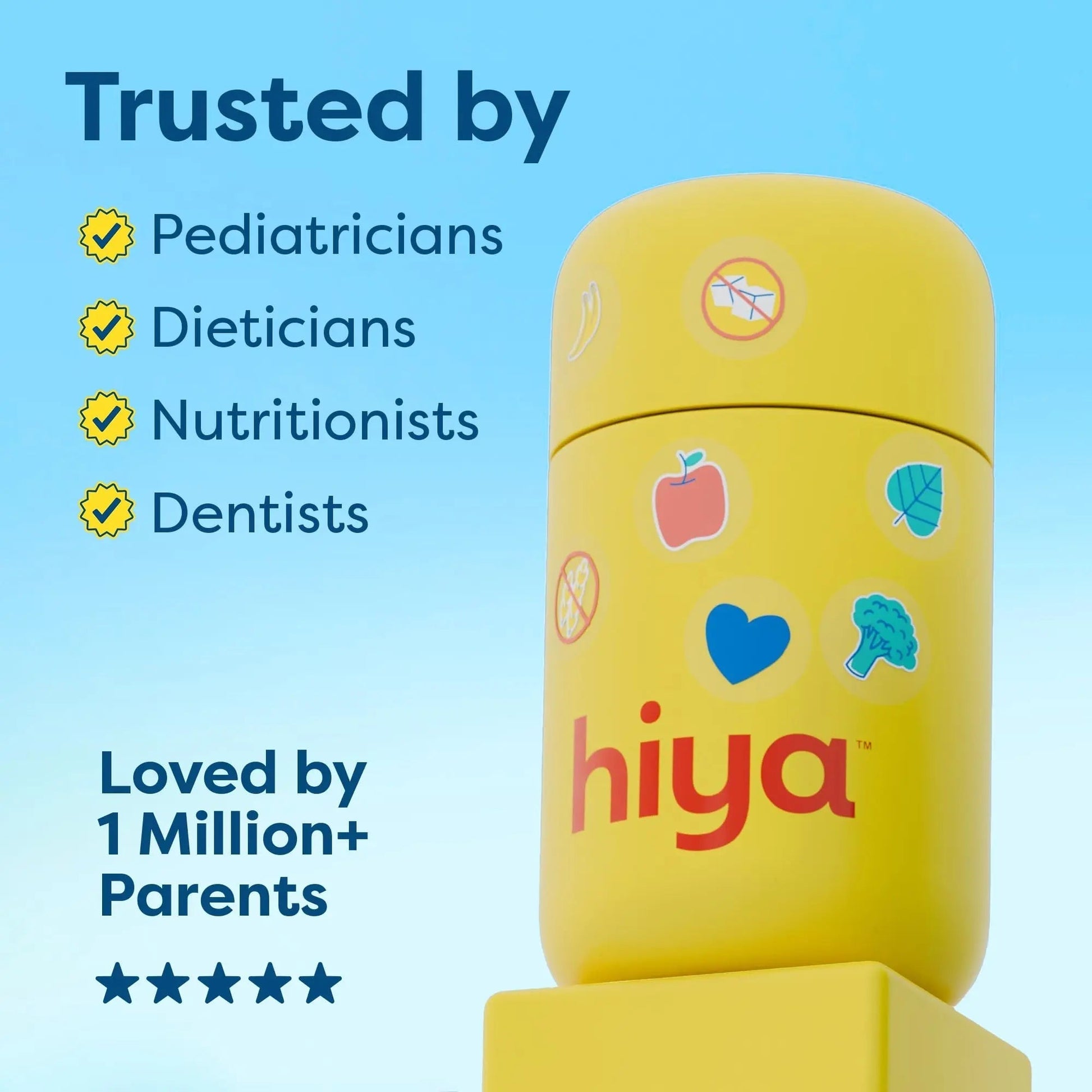 HIYA Kids Multivitamin Tablets – 15+ Essential Vitamins & Minerals with Fruits & Veggies for Ages 2+, Supports Growth HIYAAu supplements