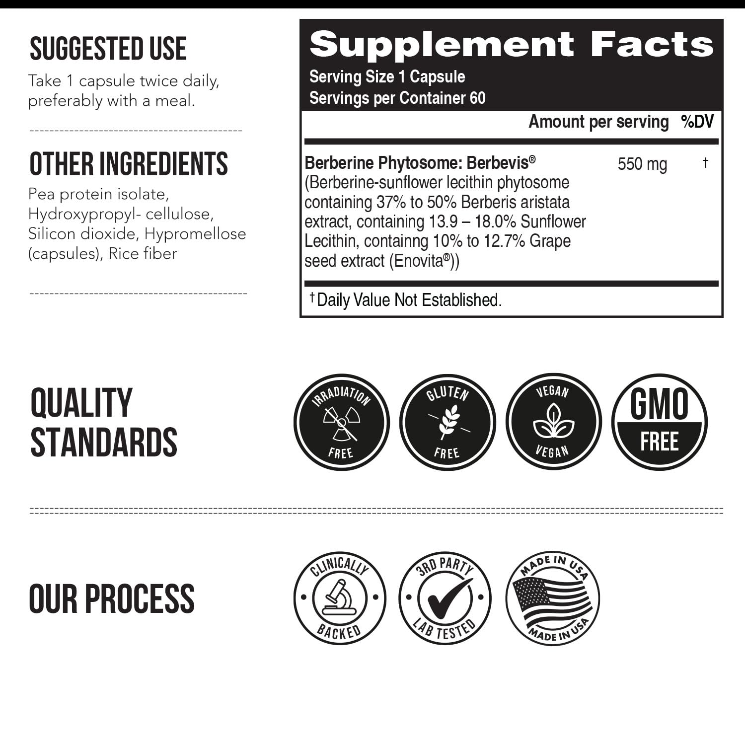SoActive Berberine 550mg: 9.6X Higher Absorption, Clinically Proven Most Effective Triquetra HealthUS supplements