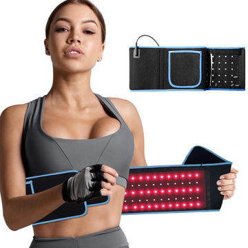 Red Light Infrared Therapy Belt: Pain Relief Device LED Red Light Therapy Lamp Near Body Large Pad Wrap ADVARAYSAu supplements