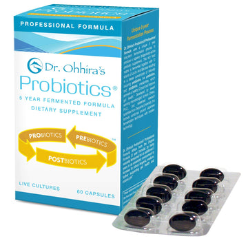 Essential Formulas Dr. Ohhira’s Probiotics Professional Formula with 5 Year Fermented Prebiotics, Live Active Probiotics and The only Product with Postbiotic Metabolites, 60 Capsules Essential FormulasAu supplements
