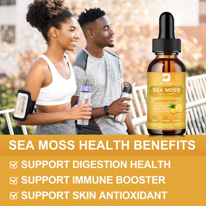 B BEWORTHS Sea Moss Liquid Drops - Organic Irish Sea Moss Gel with Burdock Root B BEWORTHSUS supplements