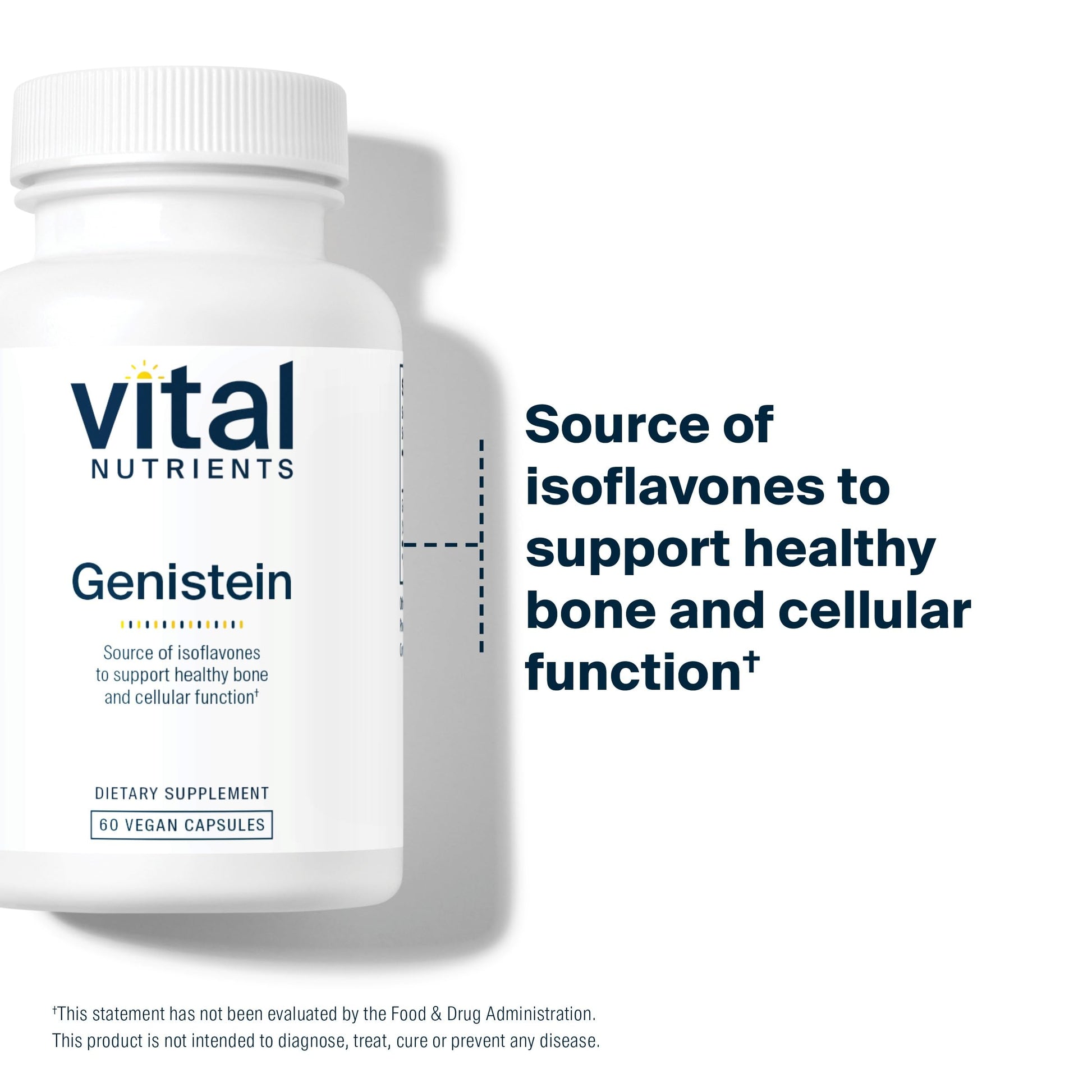 Vital Nutrients Genistein | Easily Absorbed Isoflavones for Bone Health Support Vital NutrientsAu supplements