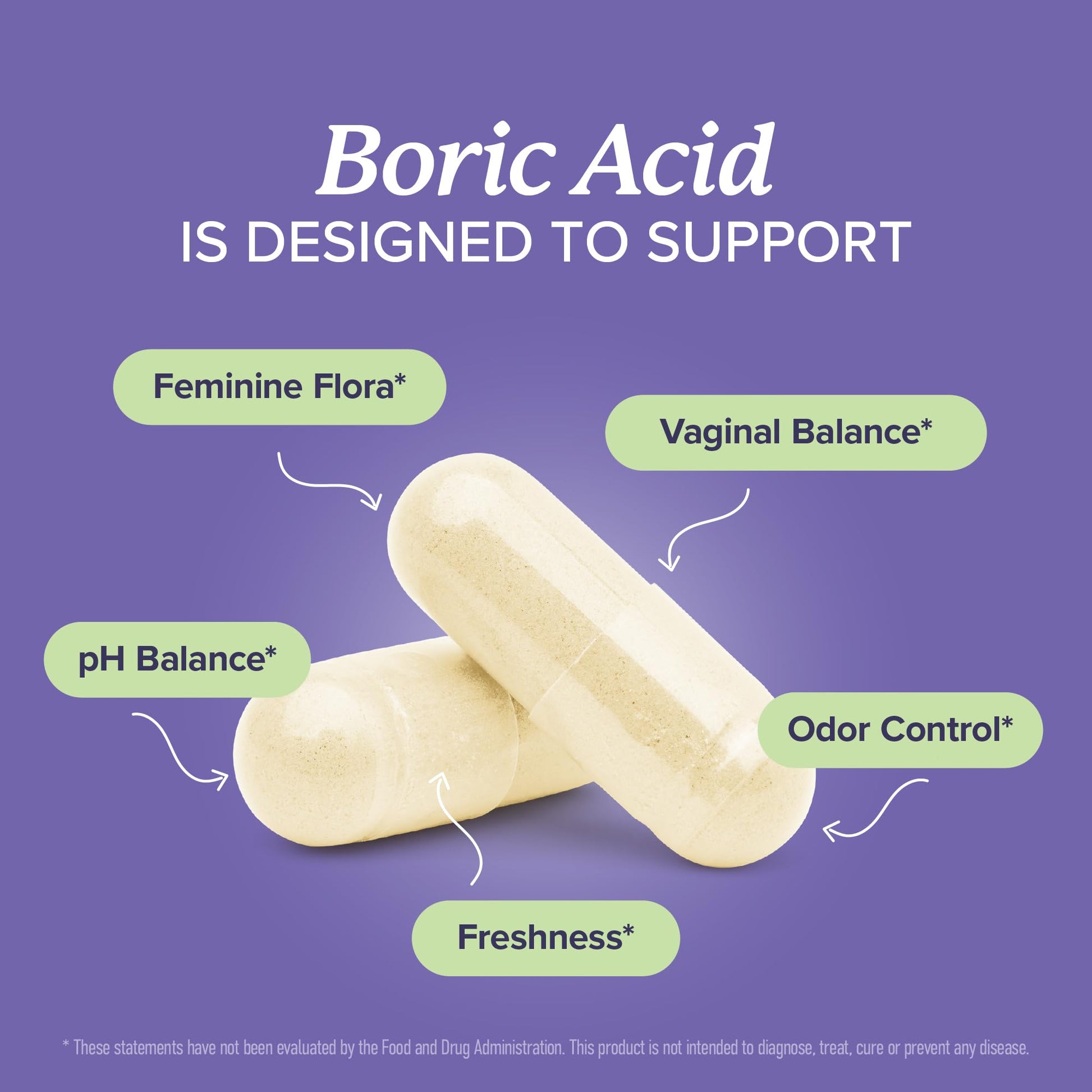 Boric Acid Suppositories for Women 600mg | pH Balance, Vaginal Odor & Itching | Feminine Hygiene & Intimate Health Support | Boric Acid for Women Vaginal Suppositories | Unscented, Vegan | 30 Ct SMNutritionUS supplements
