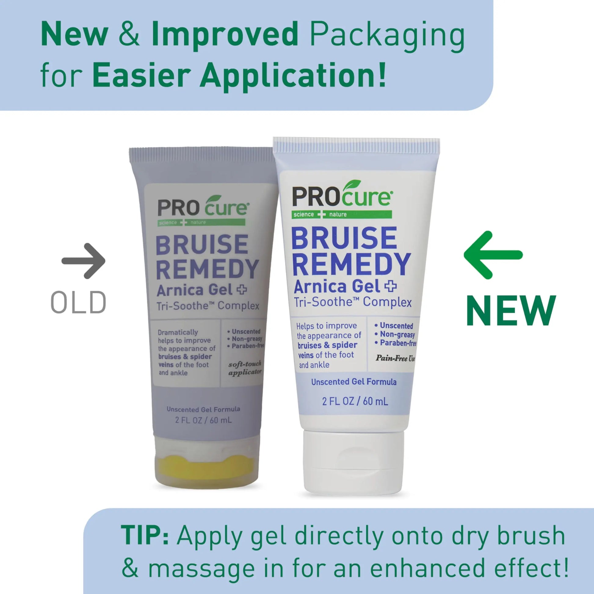 PROcure Arnica & MSM Bruise Remedy Gel – Paraben-Free, Unscented Arnica Montana Gel for Bruising, Spider Veins & Skin Discoloration – 2 Pack PROcureAu supplements