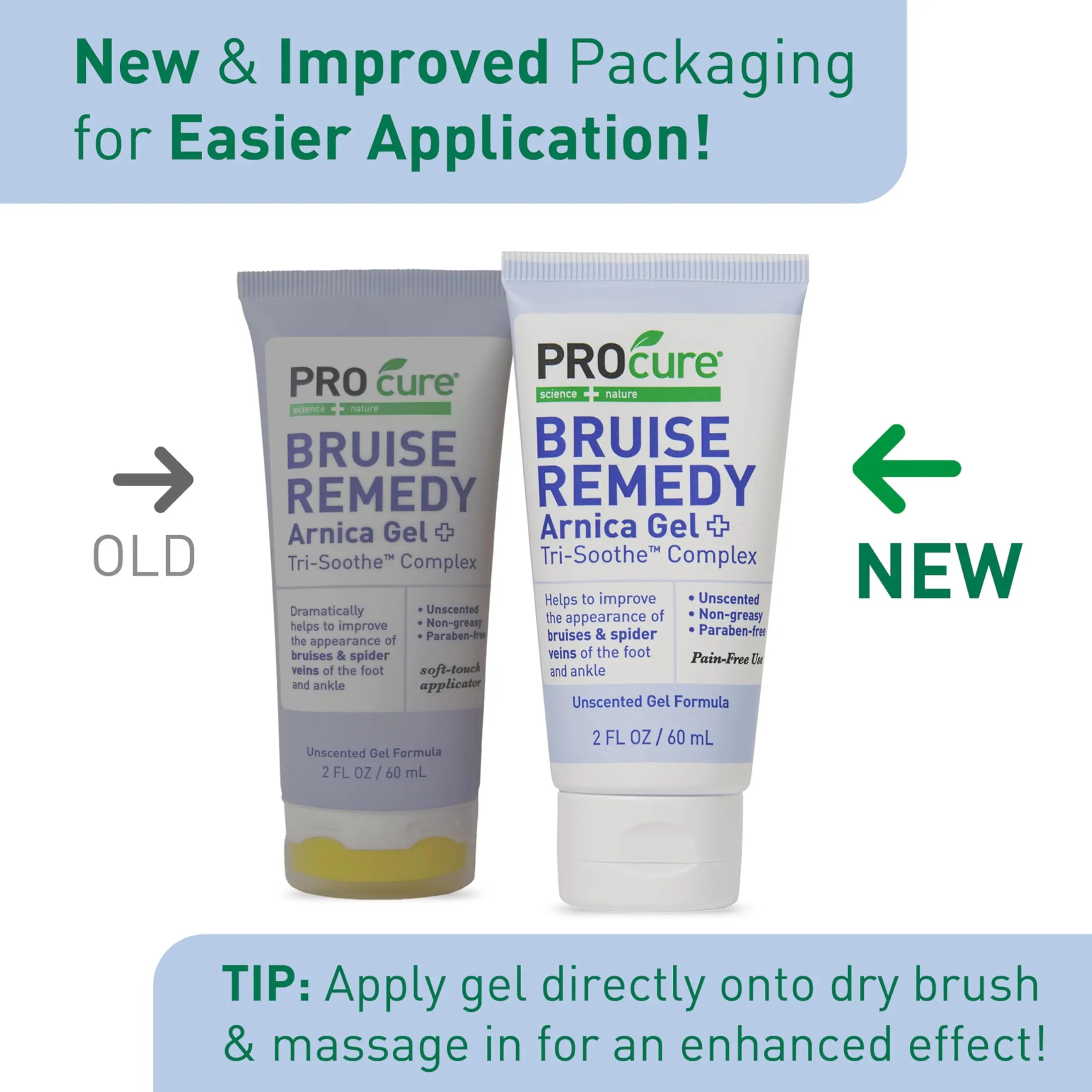 PROcure Arnica & MSM Bruise Remedy Gel – Paraben-Free, Unscented Arnica Montana Gel for Bruising, Spider Veins & Skin Discoloration – 2 Pack PROcureAu supplements