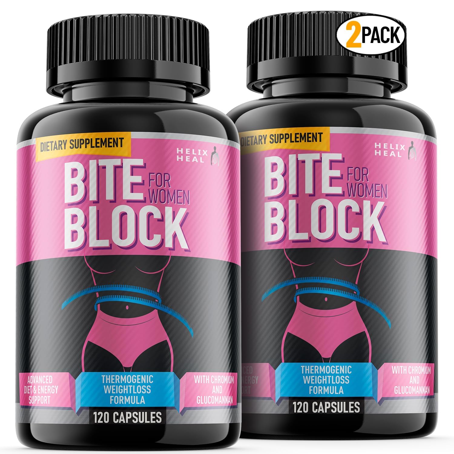Appetite Suppressant for Women - Weight Loss Pills for Bloating Relief & Carb Blocker Helix HealAu supplements