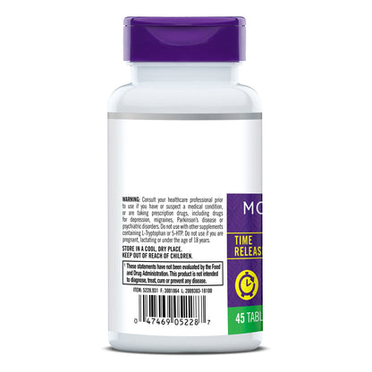 Natrol 5-HTP 100mg, Dietary Supplement Helps Support a Balanced Mood, 90 Time NatrolUS supplements