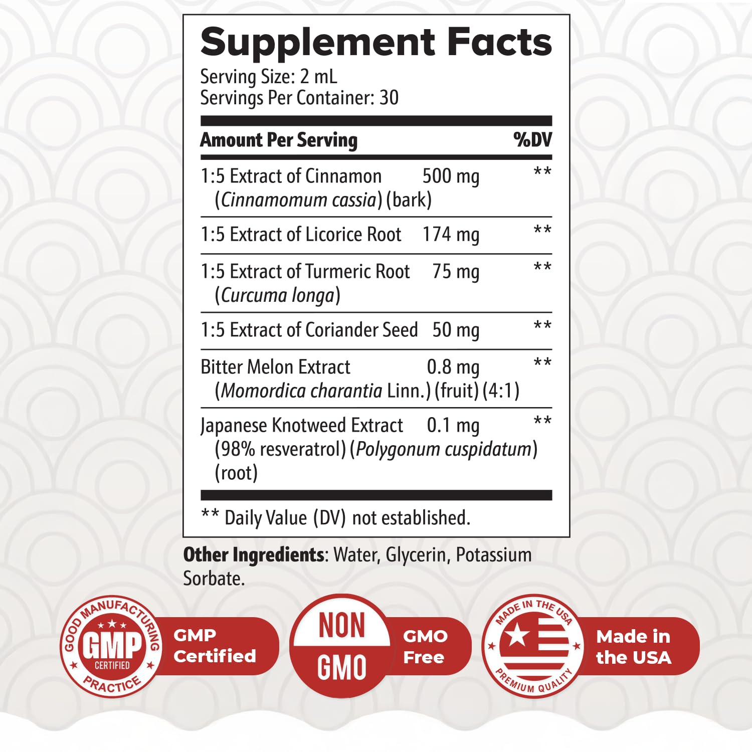 Nature’s NutriWave ZenSulin – Natural Liquid Supplement with Cinnamon, Licorice Root, Turmeric & More – 60ml, 1 Month Supply – Non-GMO, Gluten-Free, Made in USA Nature’s NutriWaveAu supplements