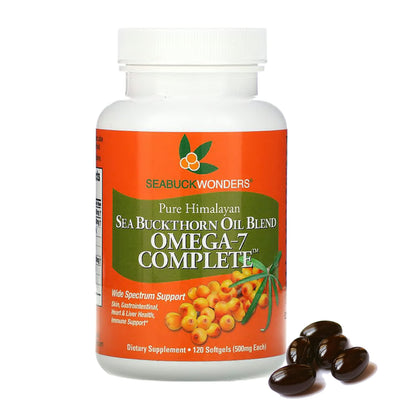 SeabuckWonders Sea Buckthorn Oil Blend, Omega-7 Complete, Max Potency, 120 Count SEABUCKWONDERSUS supplements