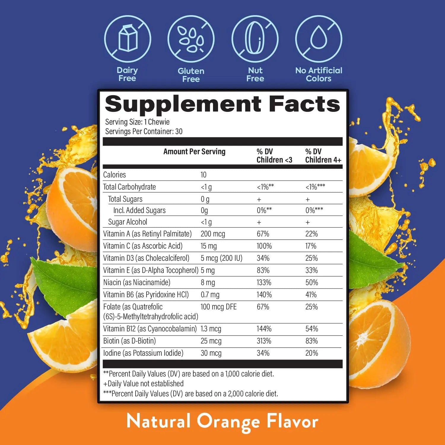 OmegaVia Sugar Free Kids Multivitamin Chewies - Daily Chewable Gummy Vitamins for Kids 3+ OmegaViaAu supplements