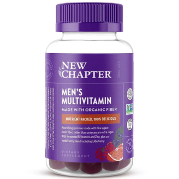 New Chapter Men’s Multivitamin Gummies, 57% Less Sugar, Men’s Gummy Vitamins with Vitamin C, D3 & Zinc New ChapterAu supplements