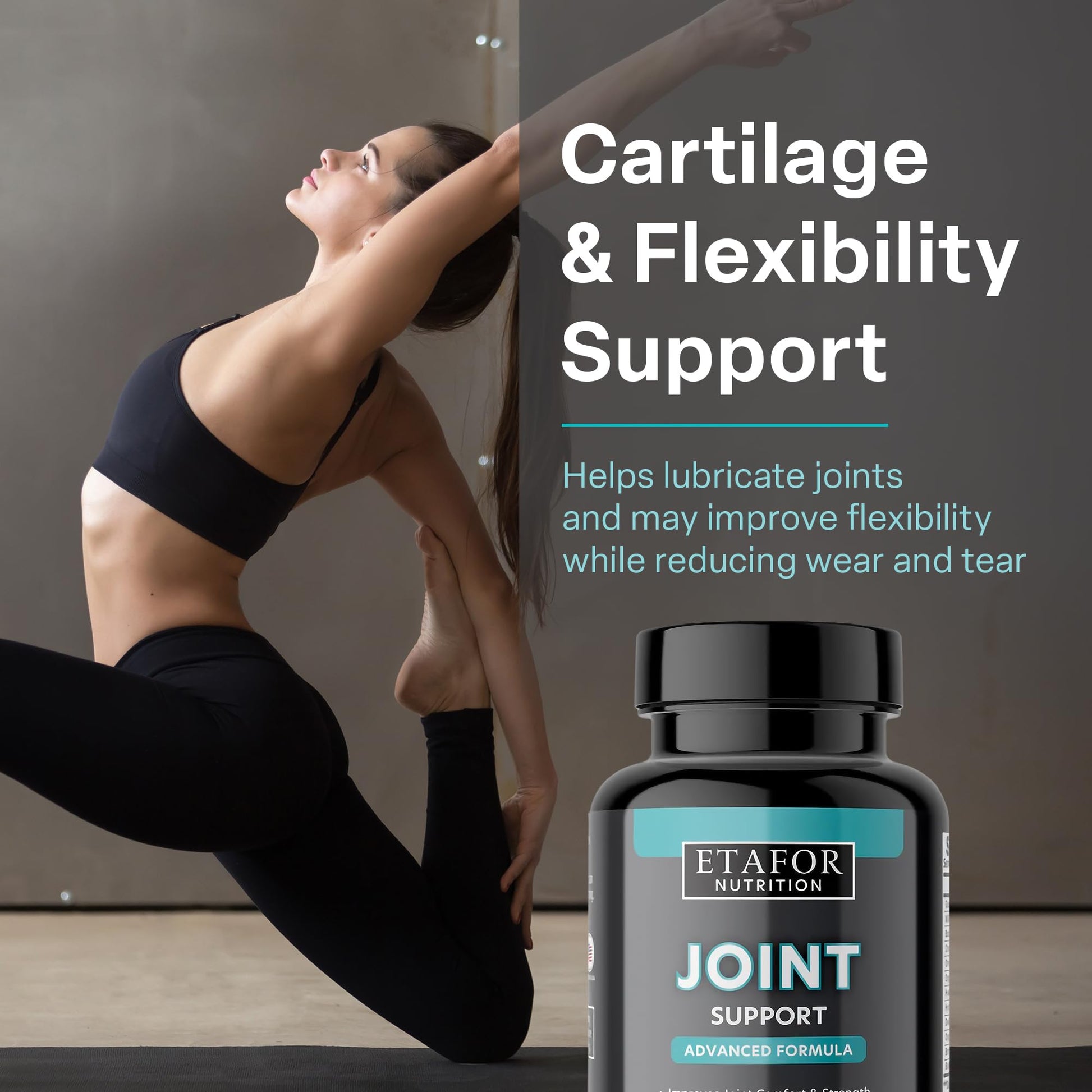 ETAFOR Joint Support Supplement - Joint Health Supplement with Glucosamine, Boswellia Serrata, Turmeric and Black Pepper Extract ETAFORAu supplements
