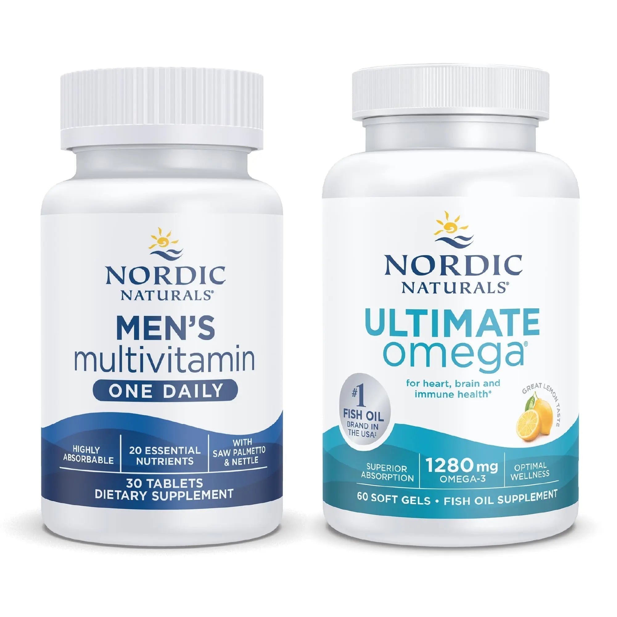 Nordic Naturals Starter Pack - Men's Multivitamin One Daily, Ultimate Omega Nordic NaturalsAu supplements